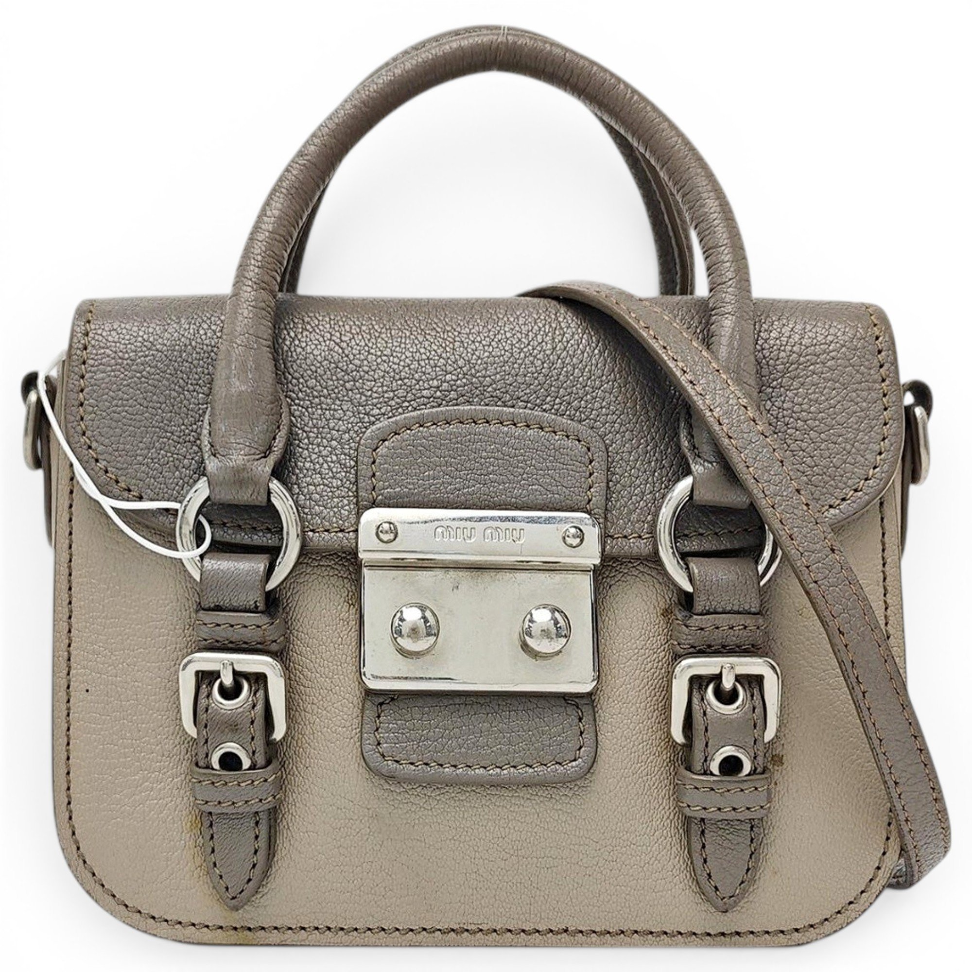 Leather handbag