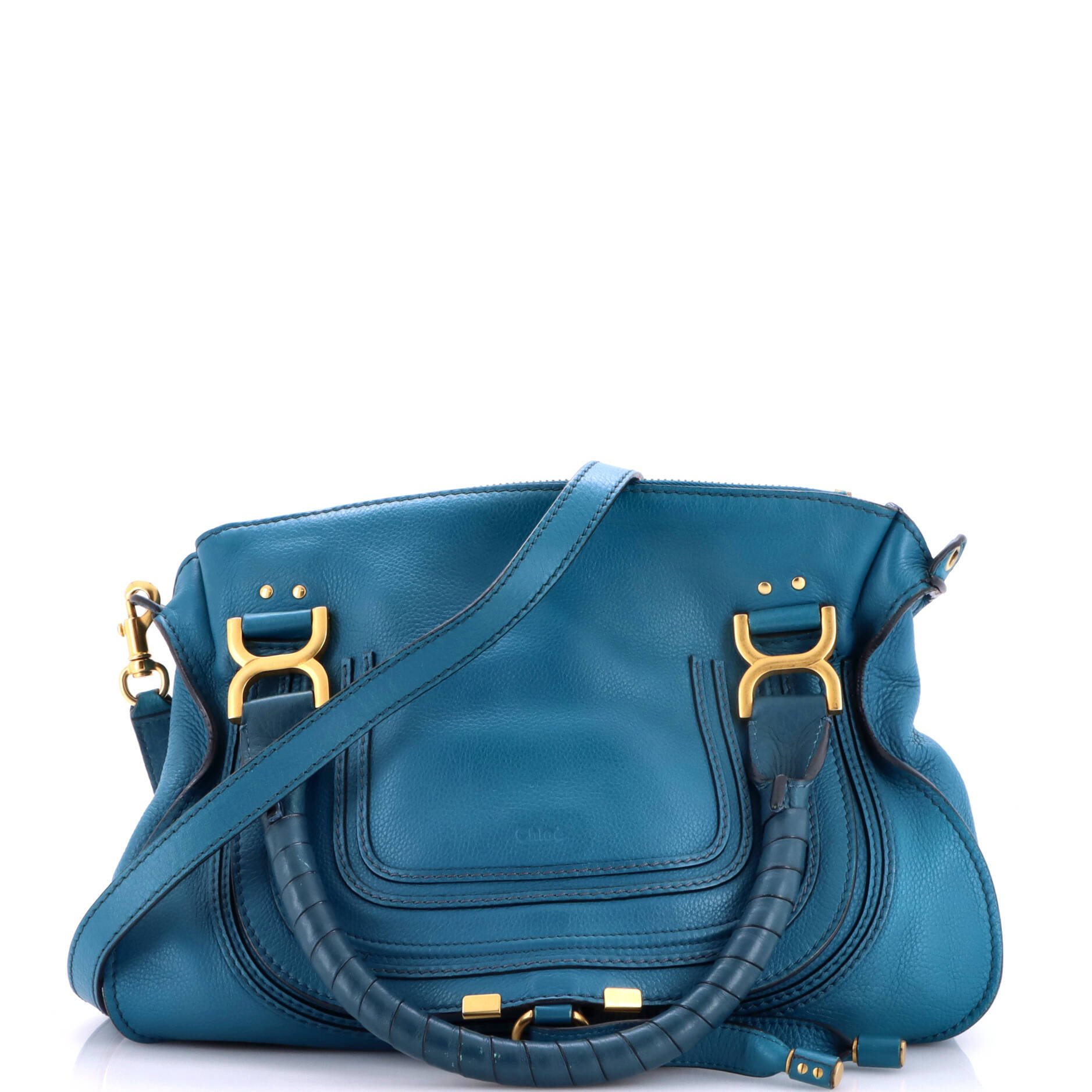 Marcie Satchel Leather Medium