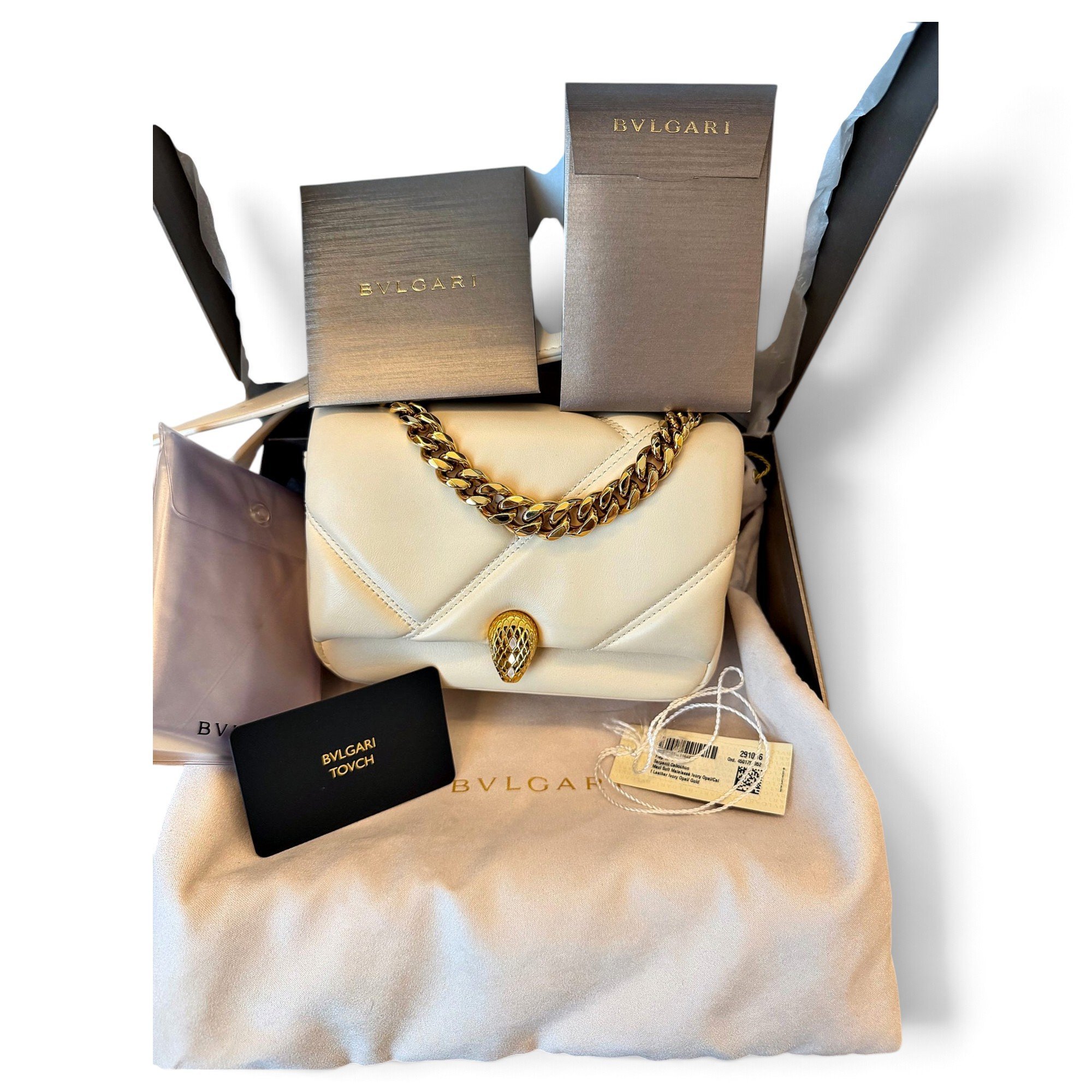 Bvlgari Serpenti leather crossbody bag