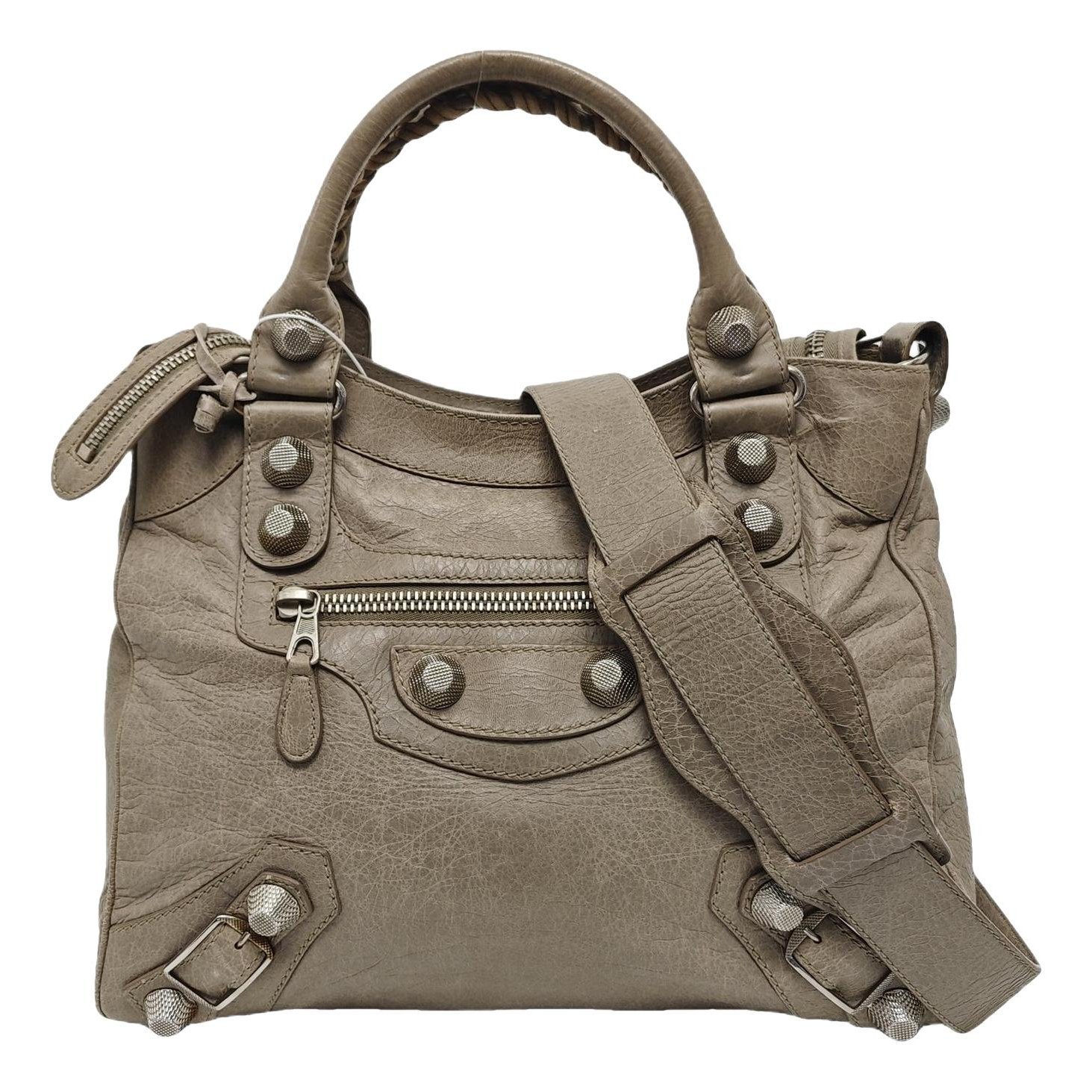 Leather handbag