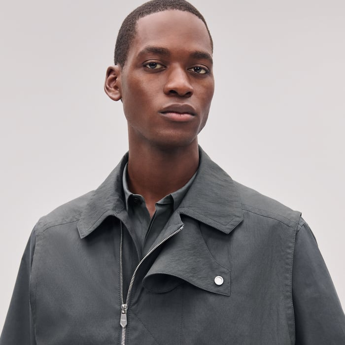 Orage Jacket With Flap Collar