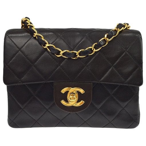 Trendy CC Flap leather handbag