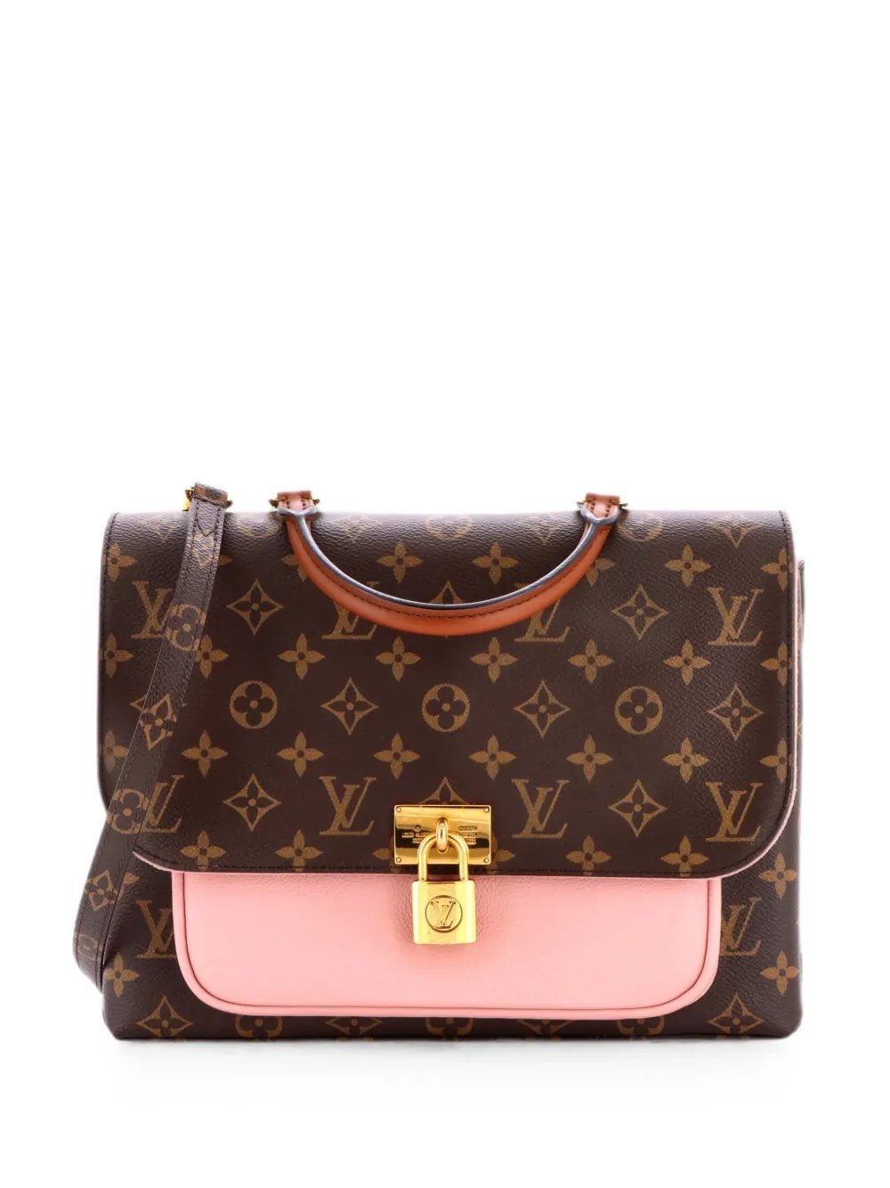 Marignan Handbag Monogram Canvas with Leather shoulder bag