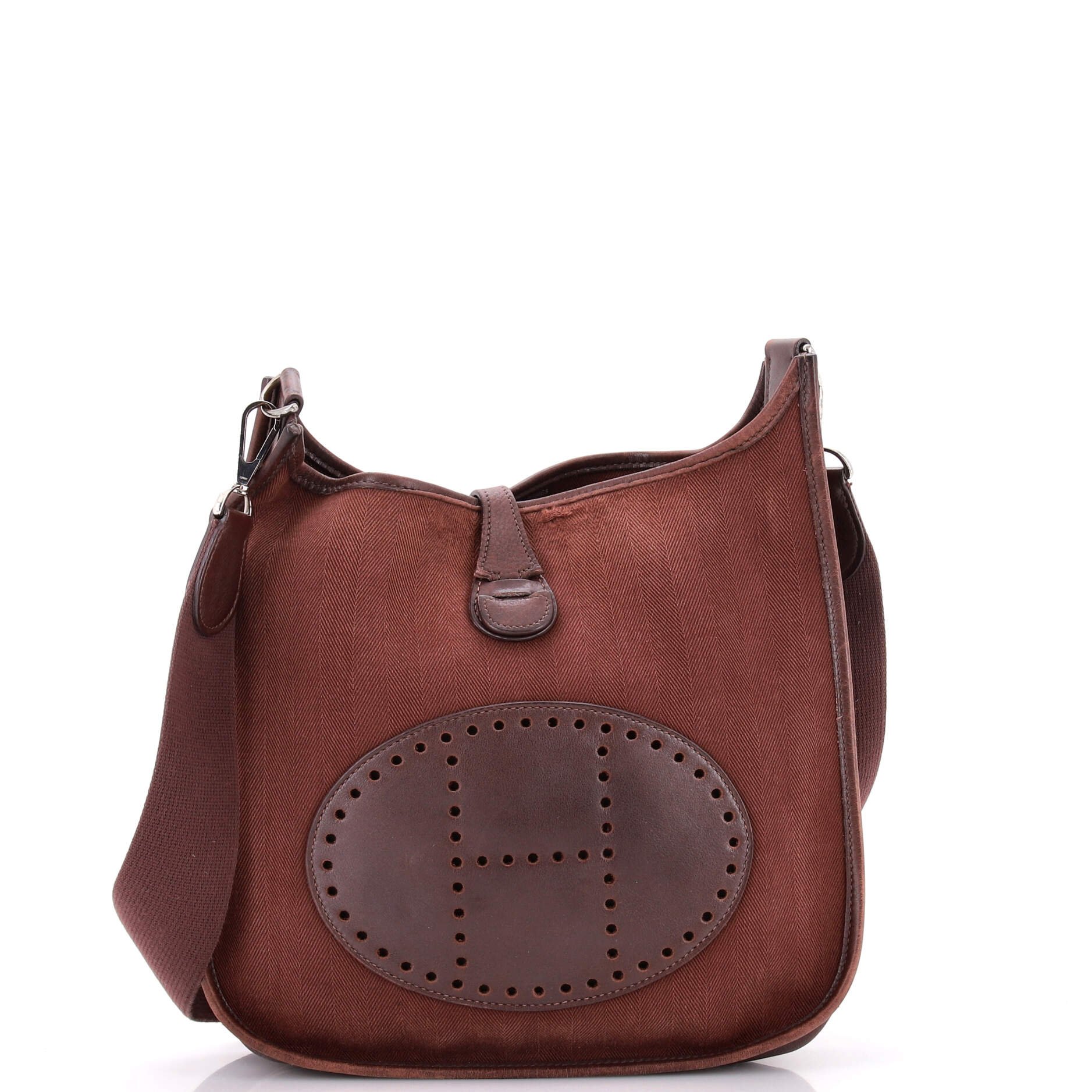 Evelyne Bag Gen I Toile and Leather PM