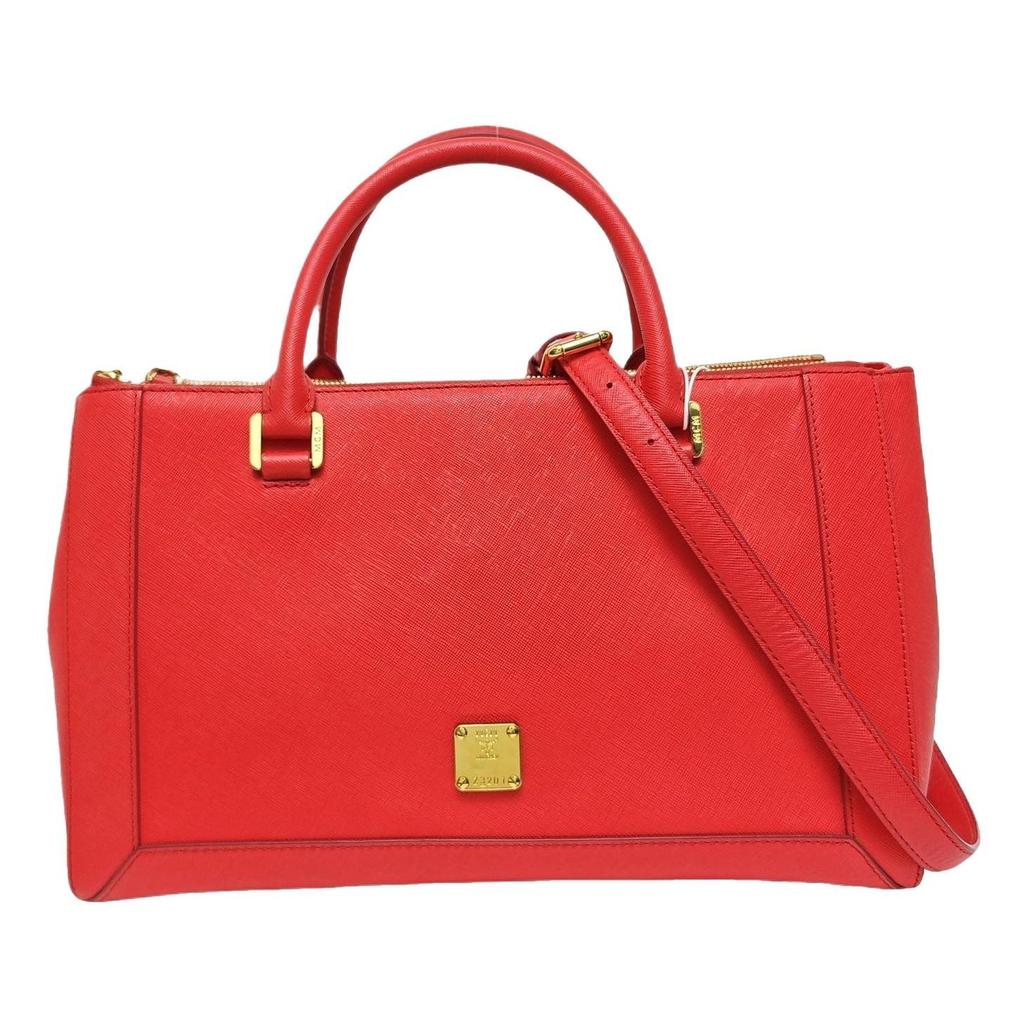 Leather handbag