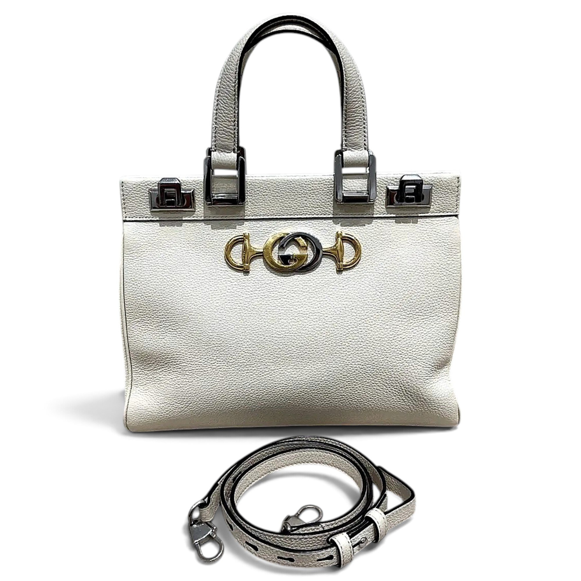 Zumi leather handbag