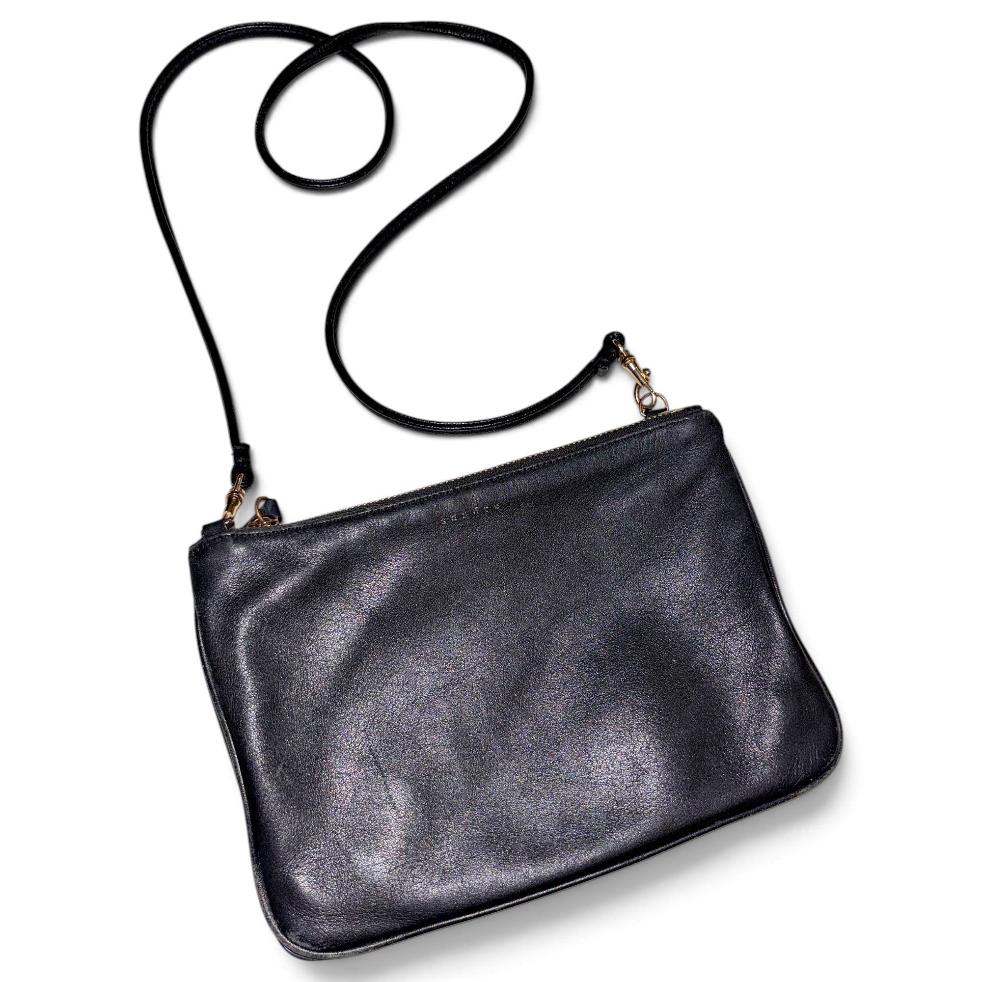 Addict leather crossbody bag