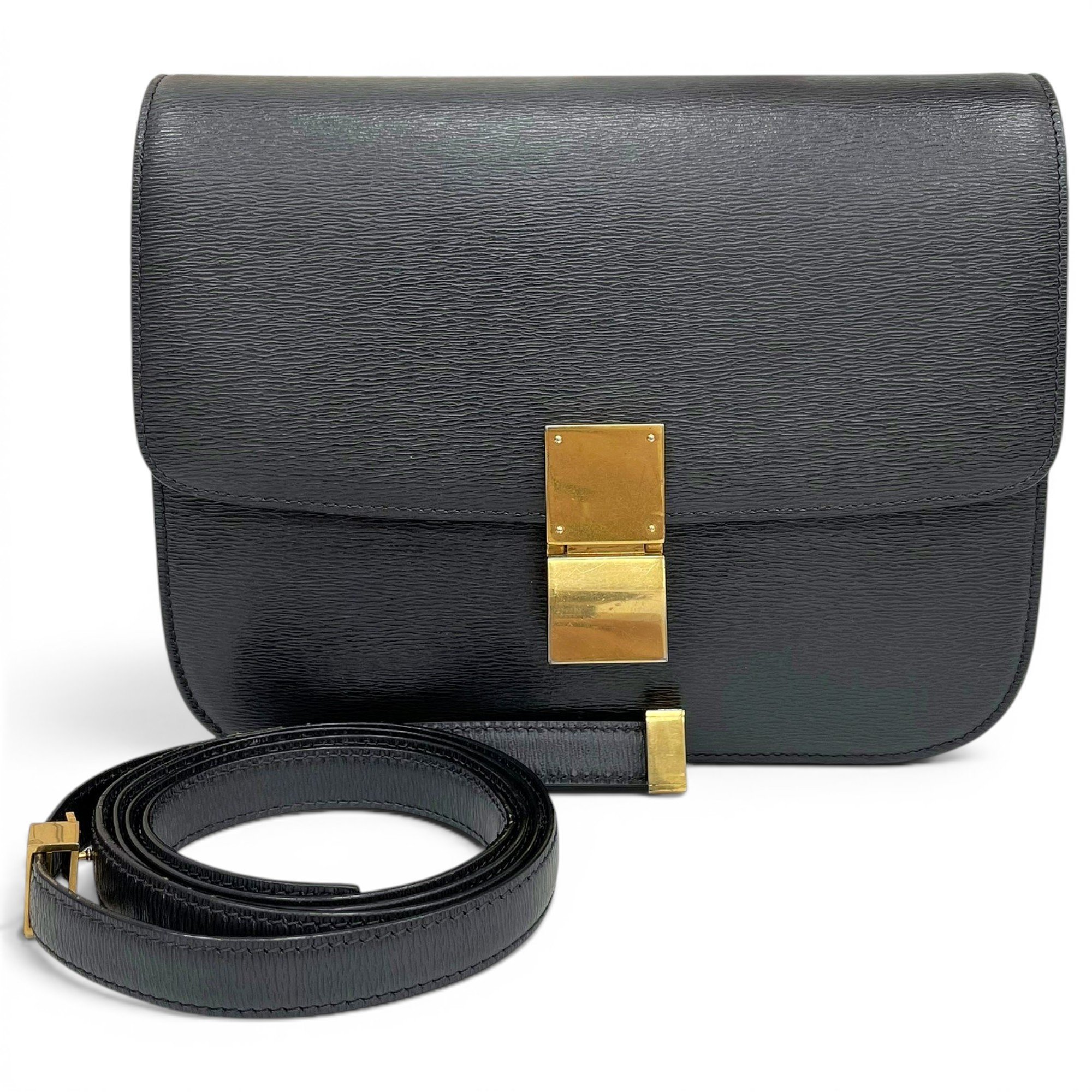 Classic leather handbag