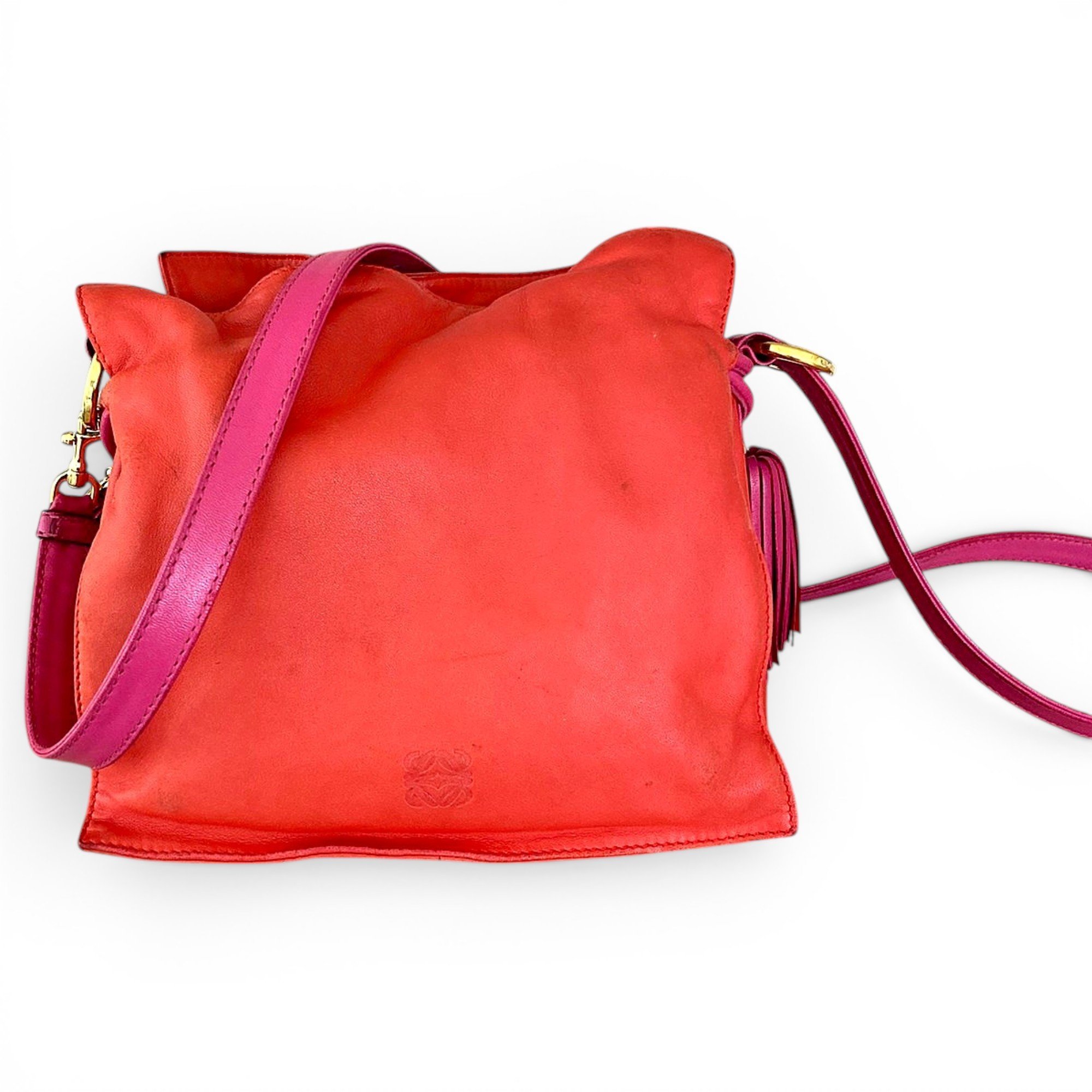 Flamenco leather handbag