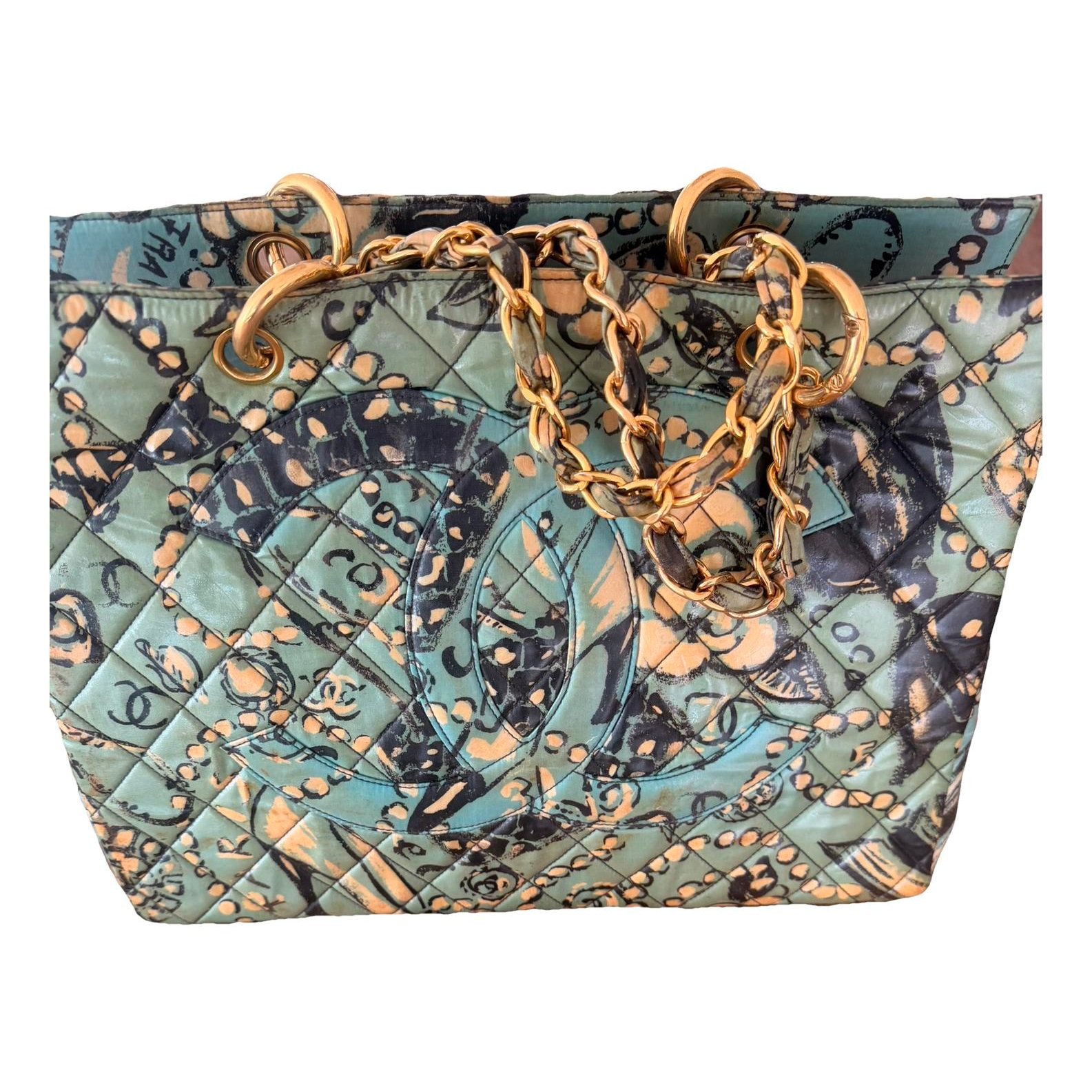 Grand shopping leather tote
