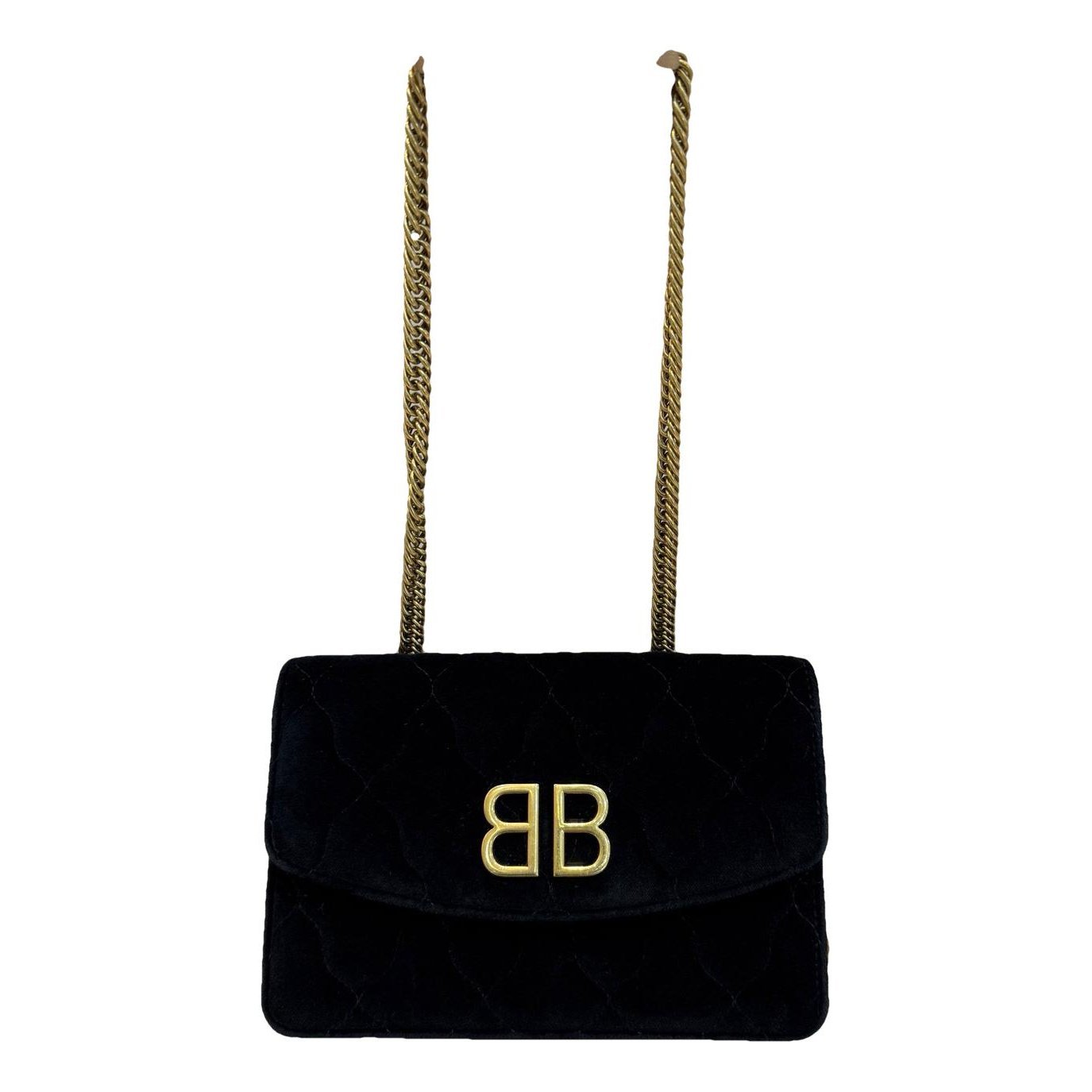 BB chain velvet crossbody bag