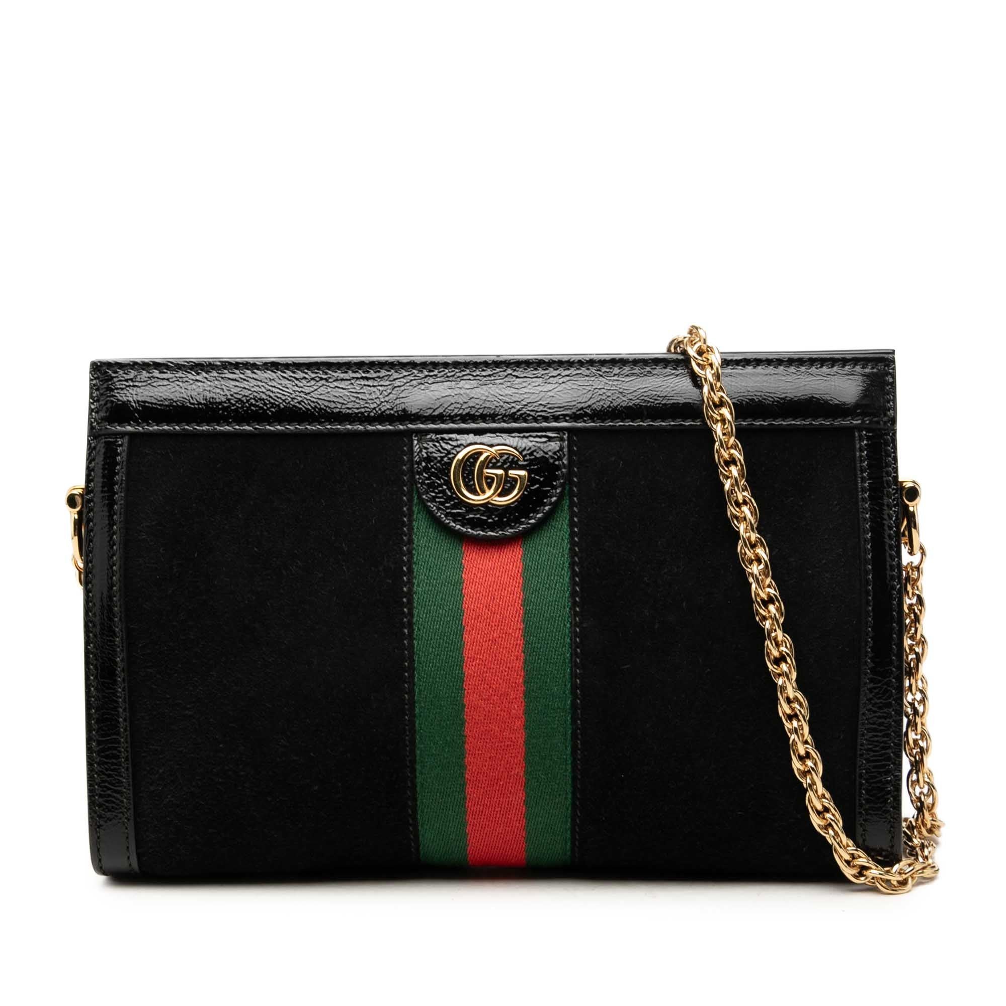 Ophidia leather crossbody bag