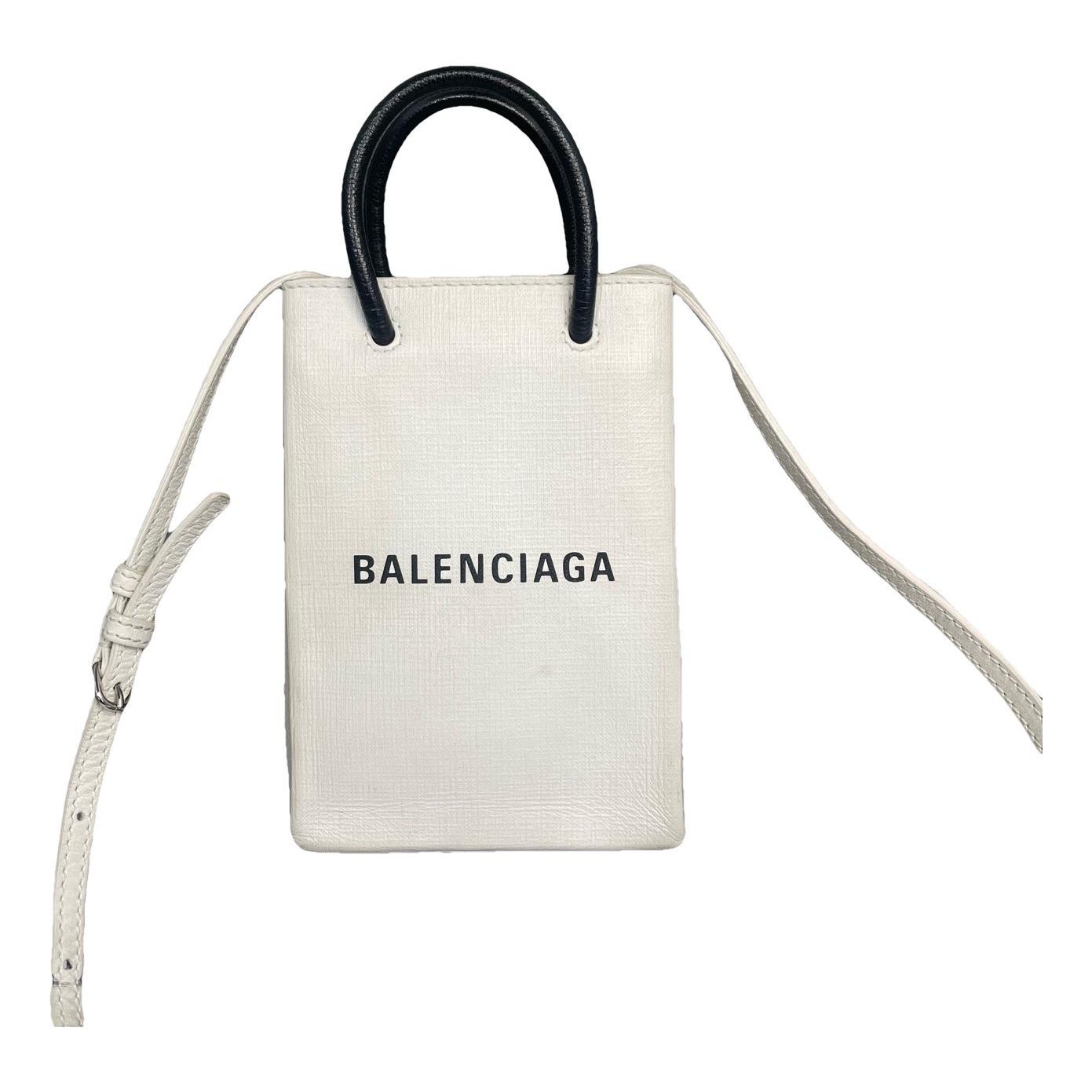 Shopping Phone Holder leather handbag