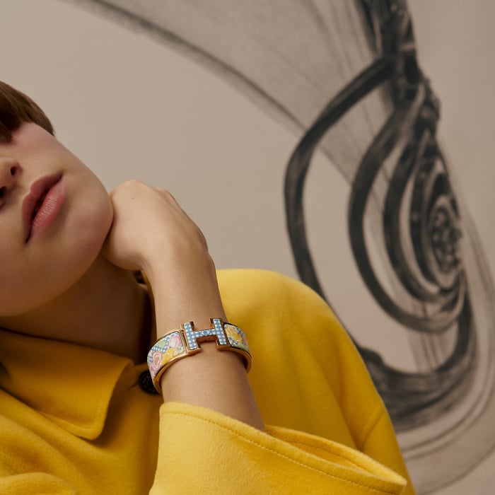 Confettis Clic Clac H Roseraie Bracelet