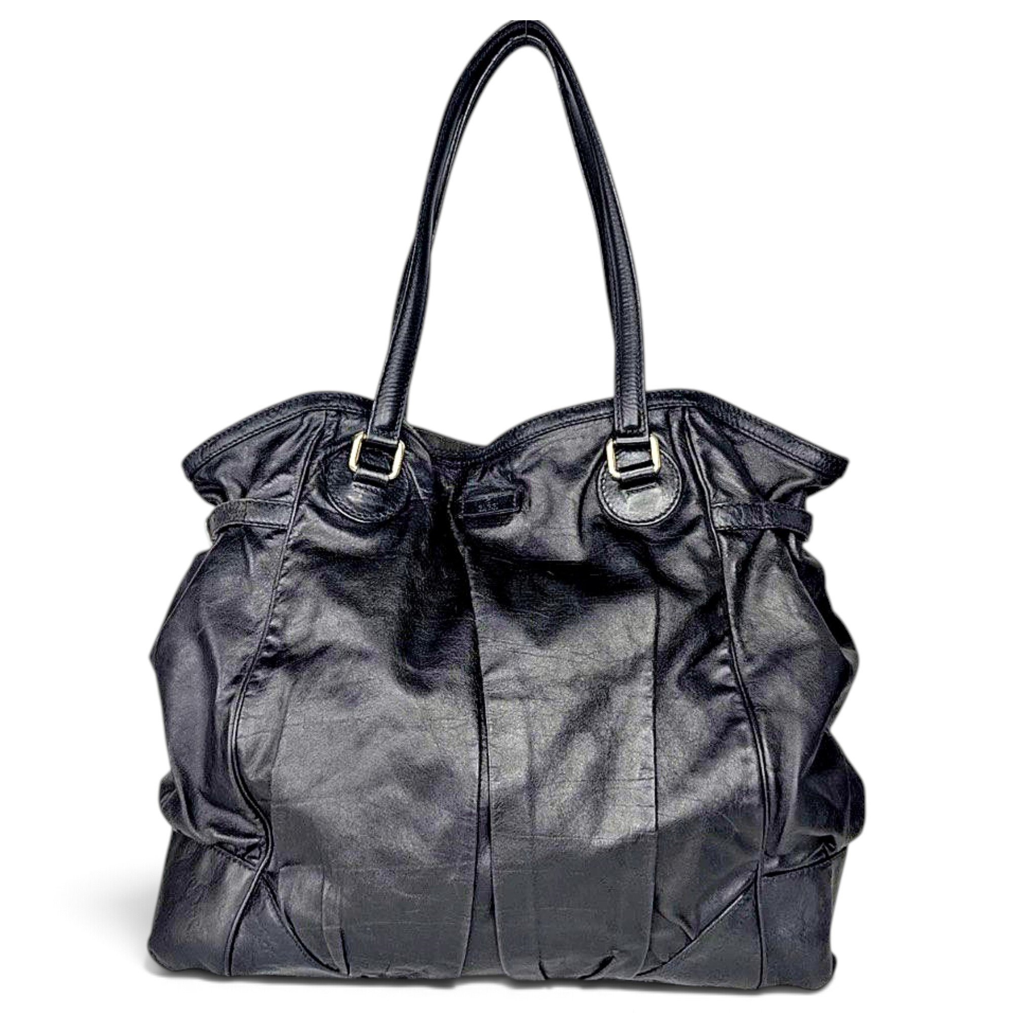Hobo leather handbag
