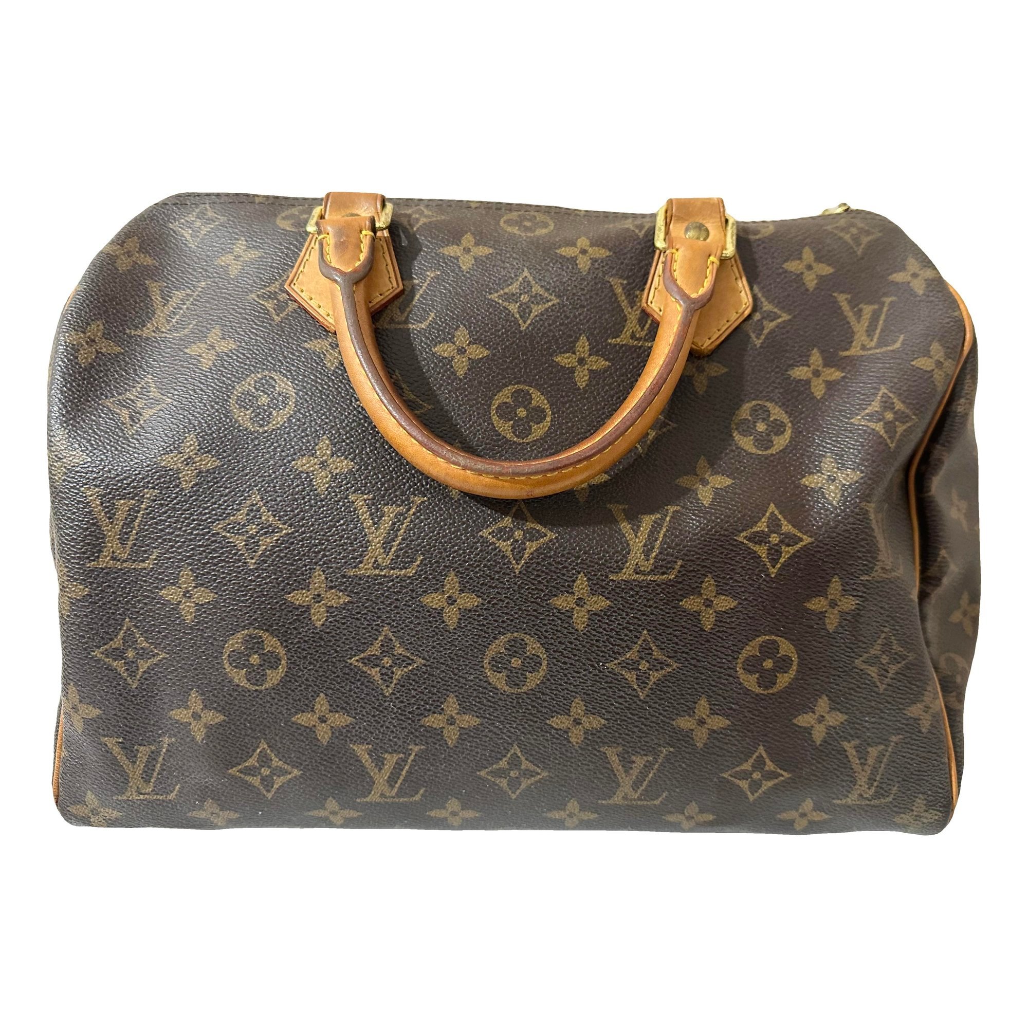 Speedy leather handbag