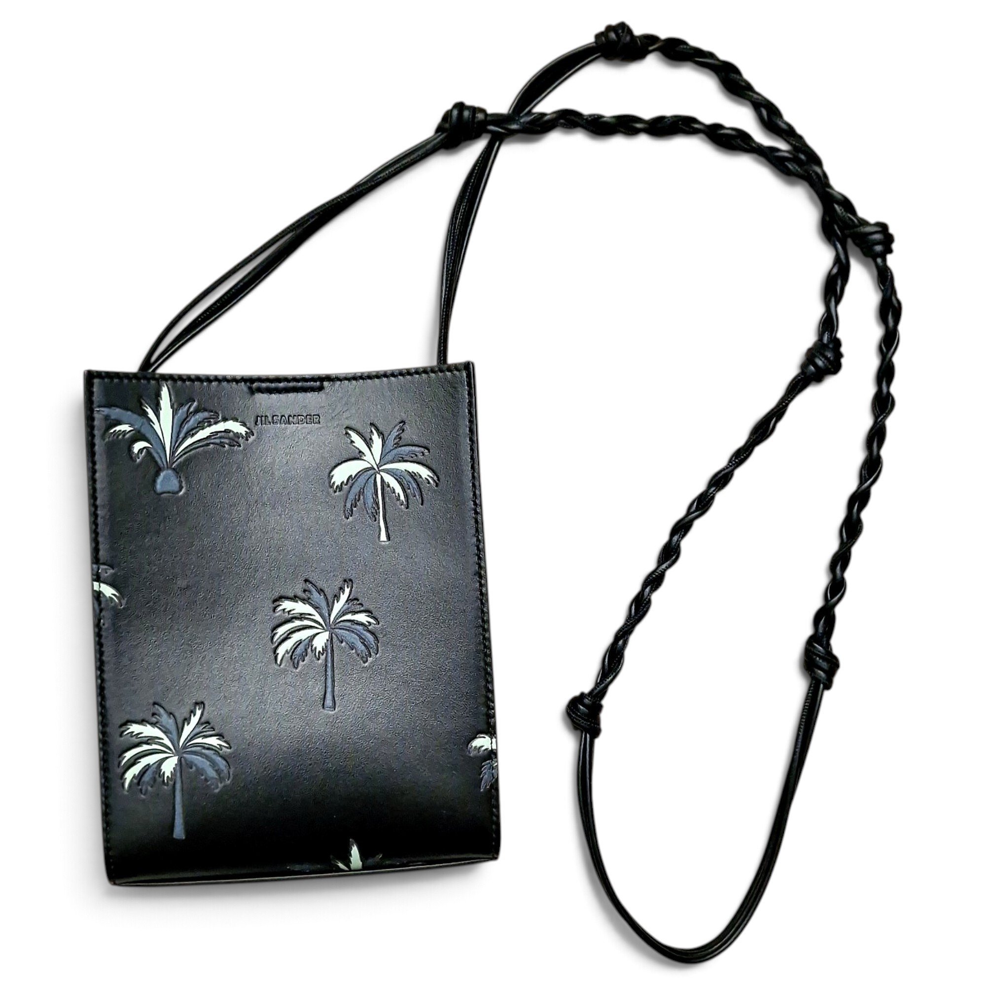 Tangle leather crossbody bag