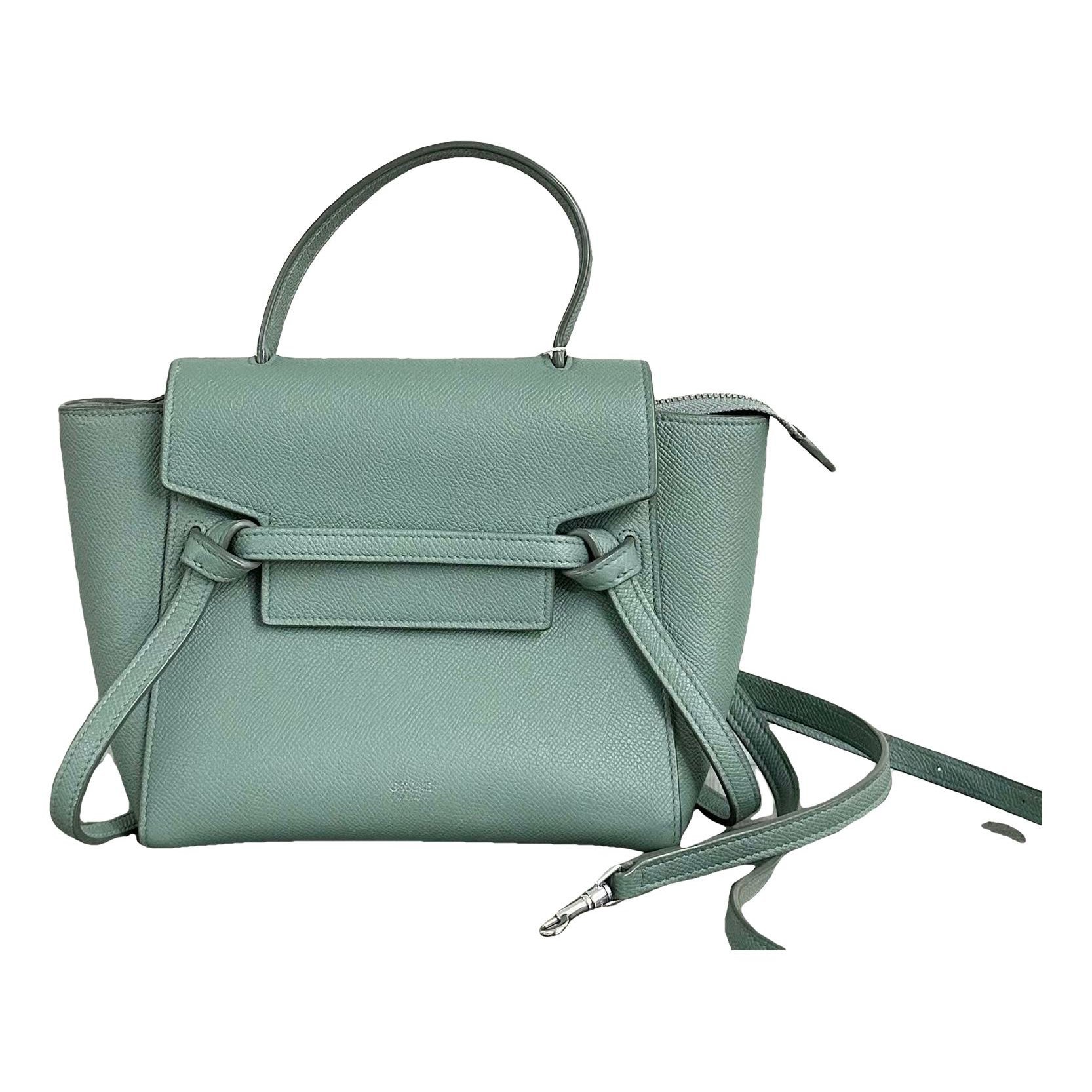 Belt leather handbag