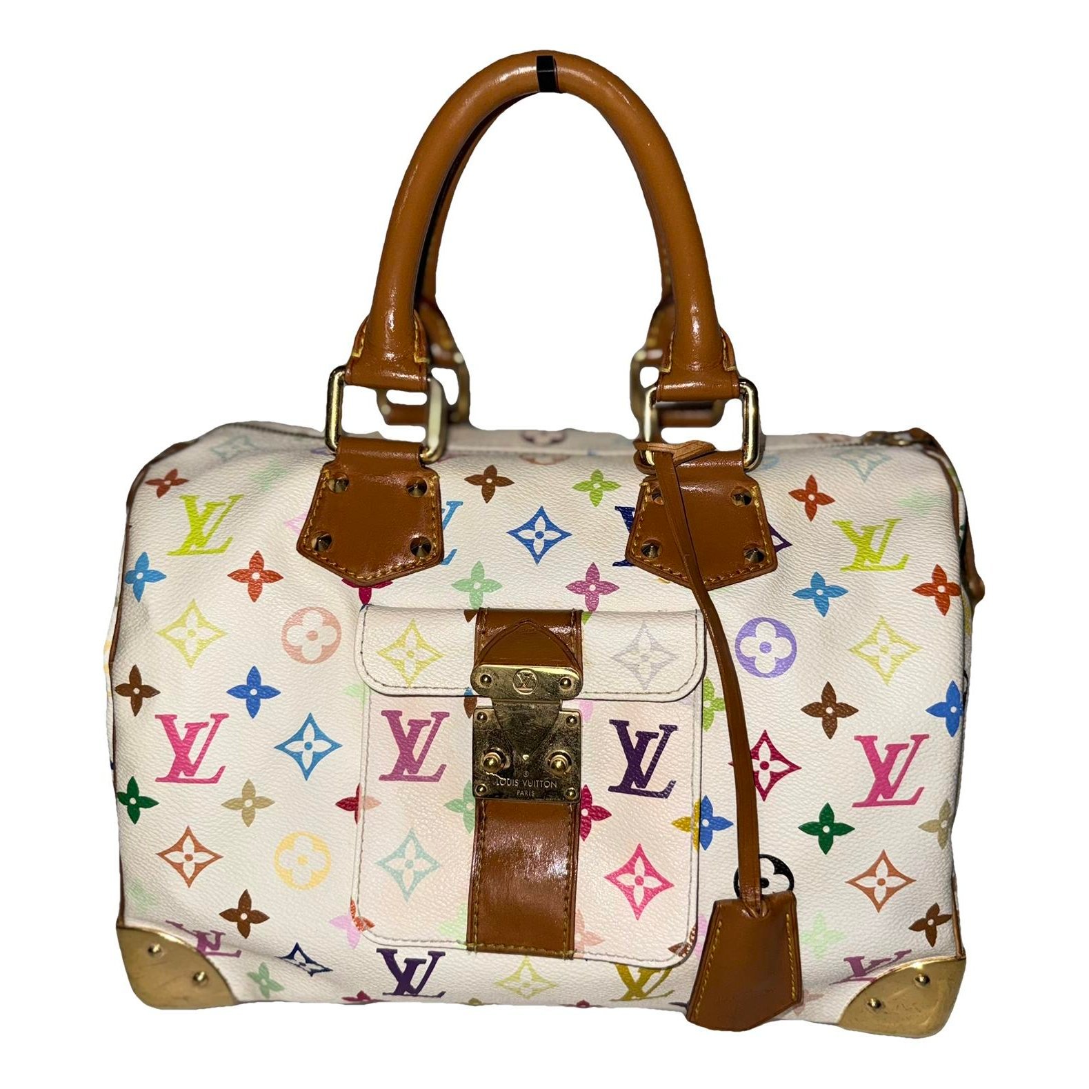 Louis Vuitton Speedy leather handbag