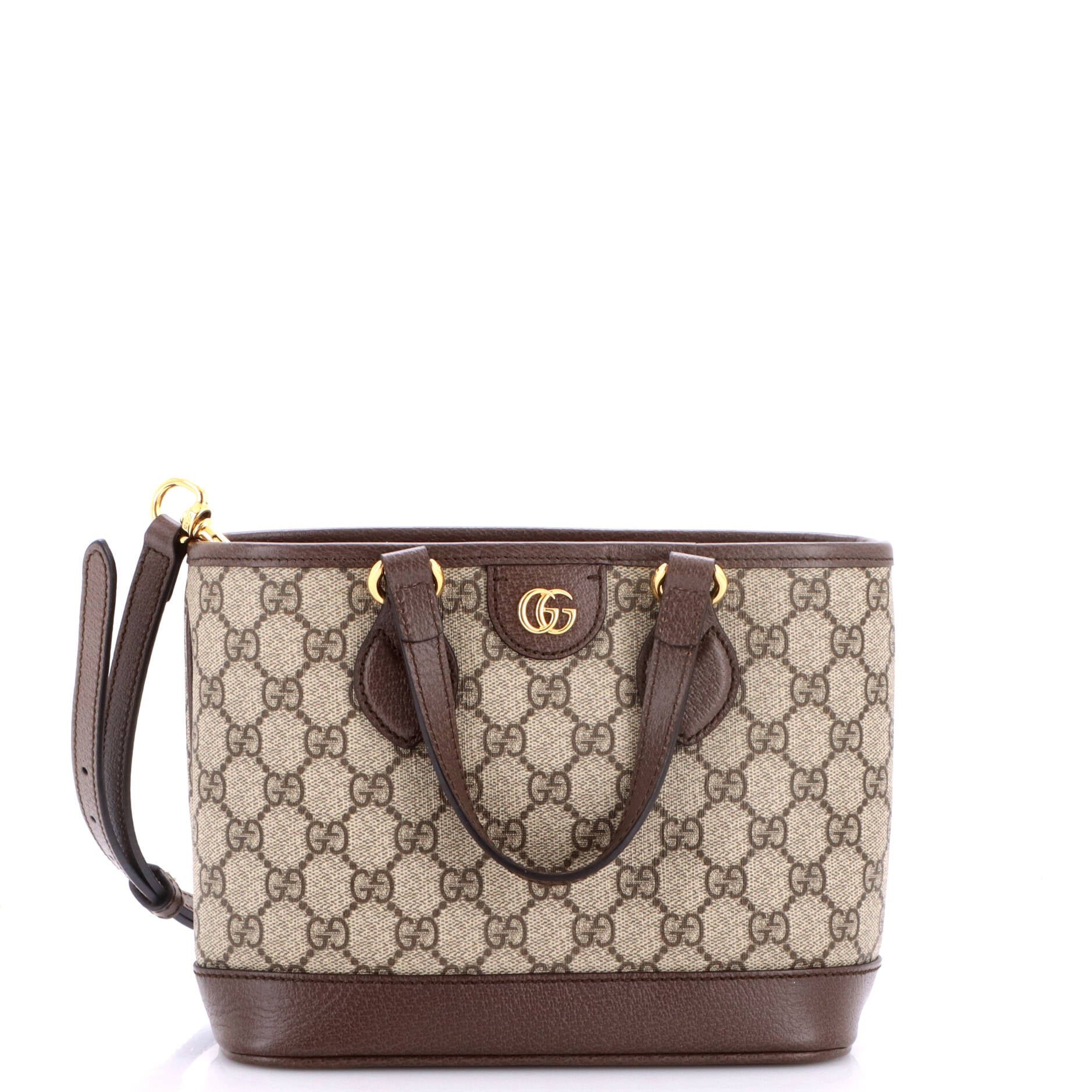 Ophidia Top Handle Shopping Tote GG Coated Canvas and Leather Mini