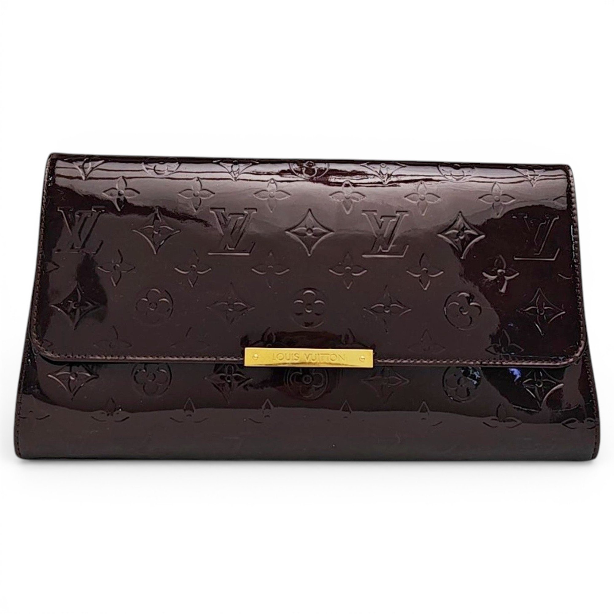Patent leather handbag