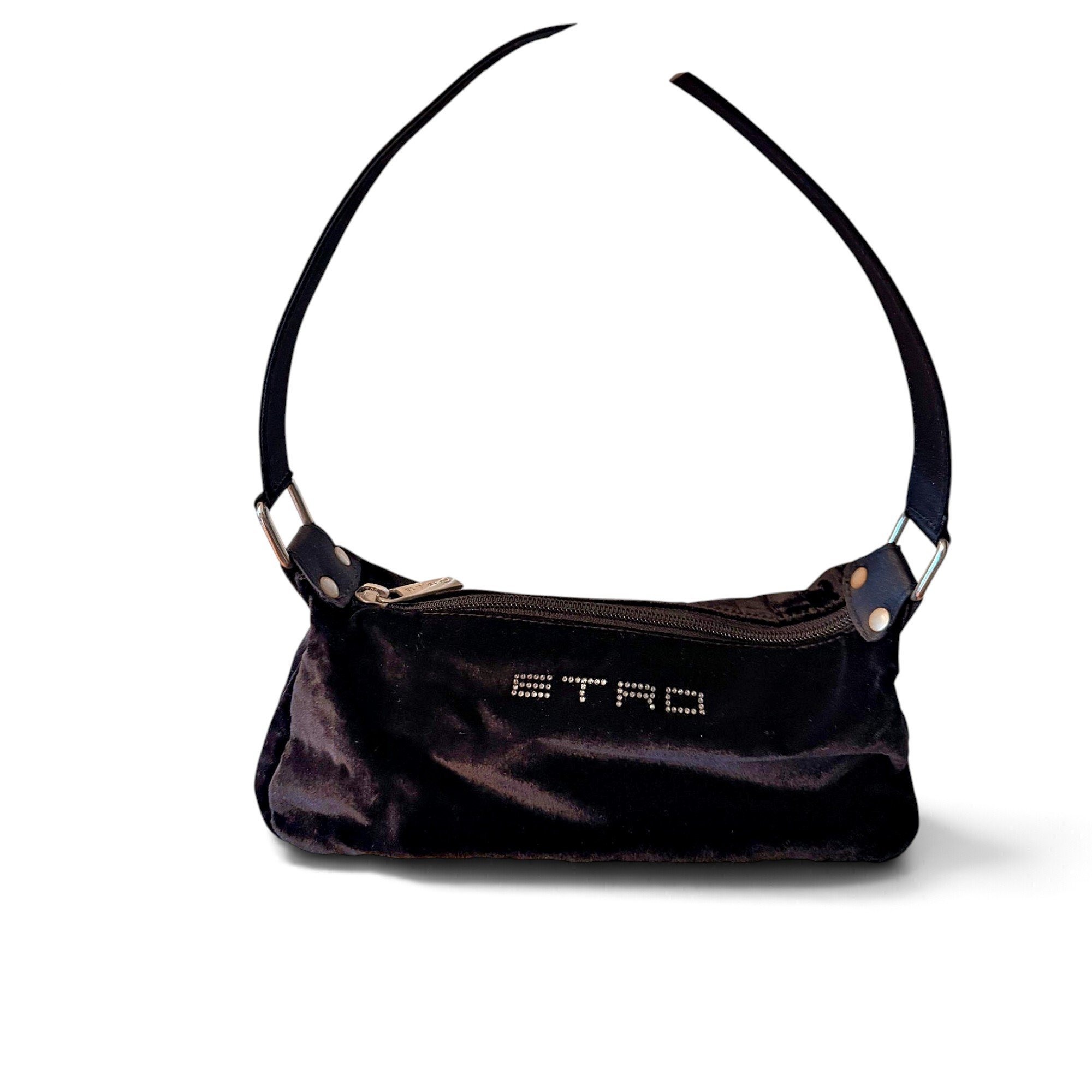 Velvet handbag