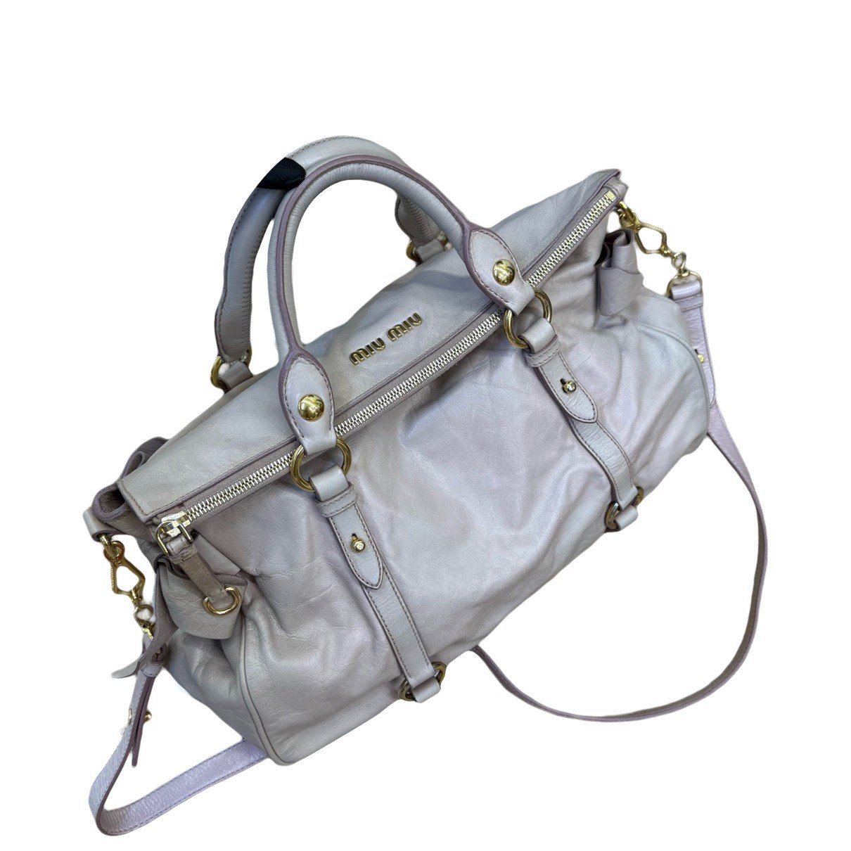Miu Miu Vitello leather handbag