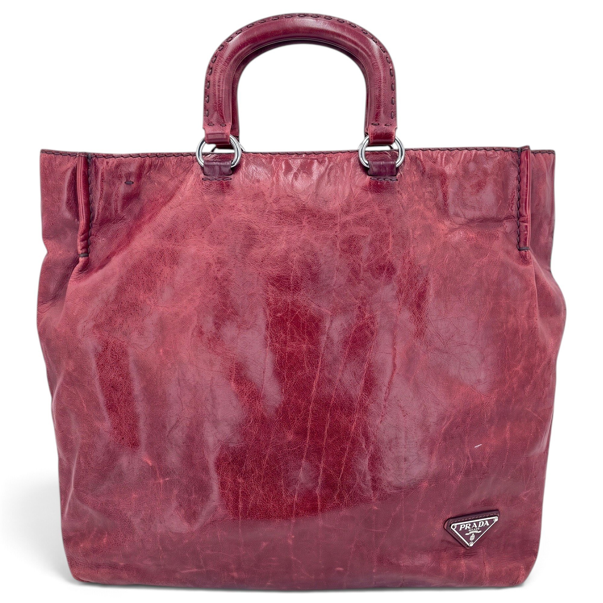 Leather handbag