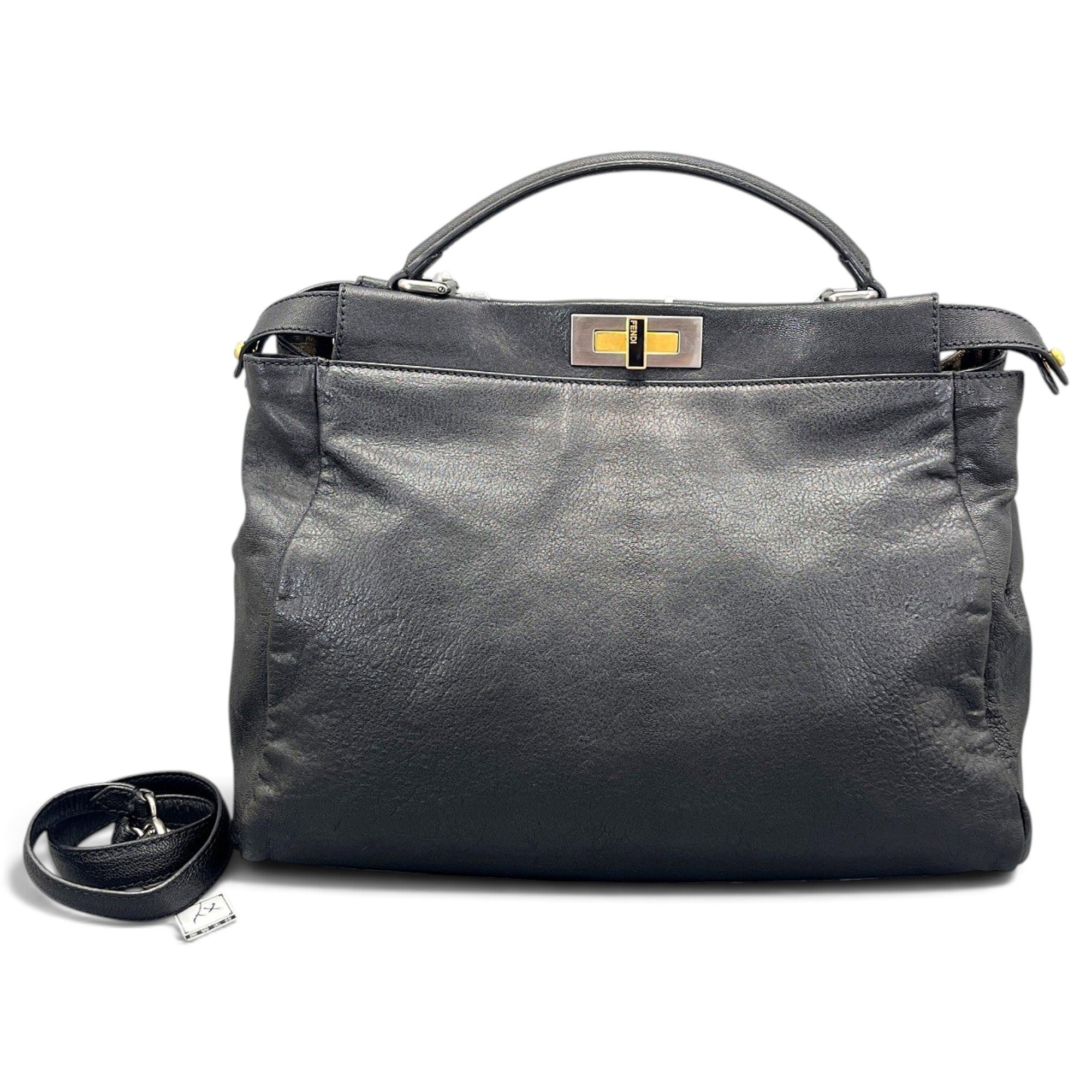 Leather backpack