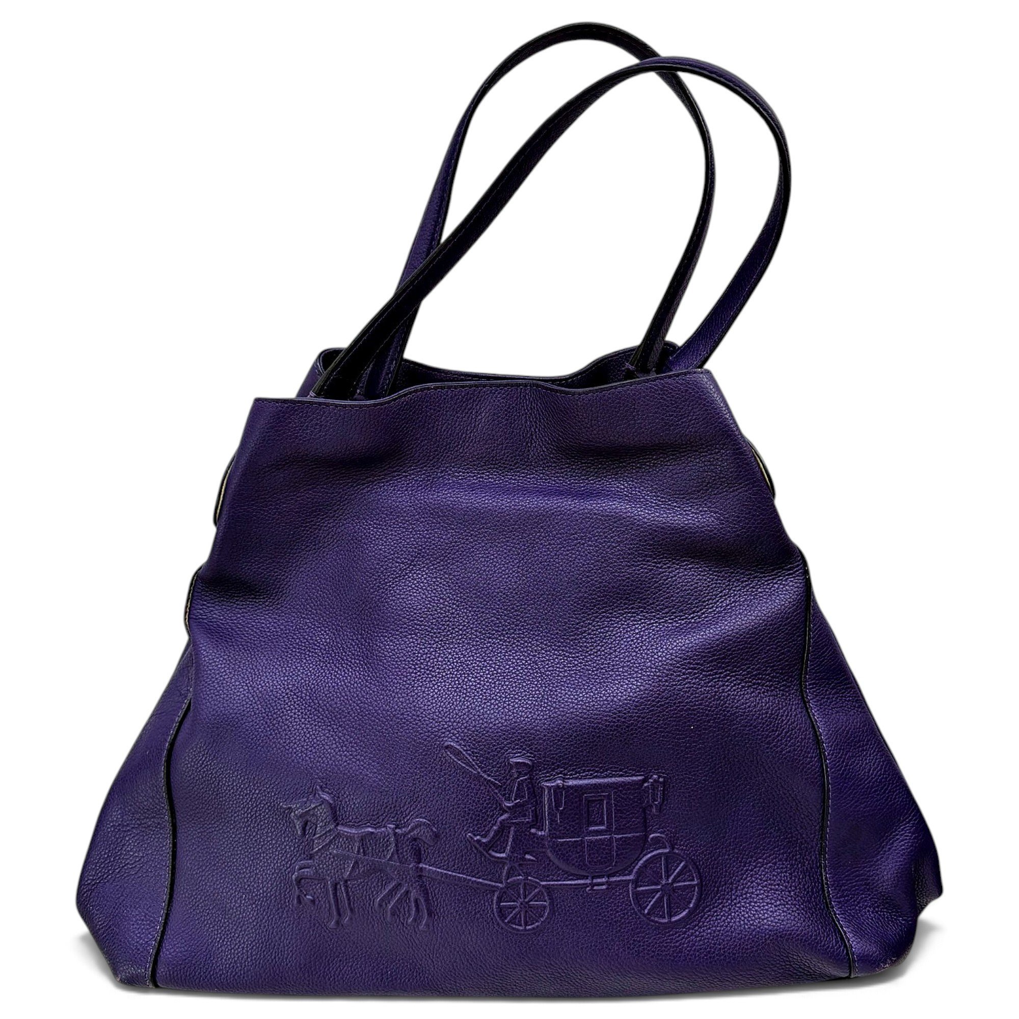 Leather tote