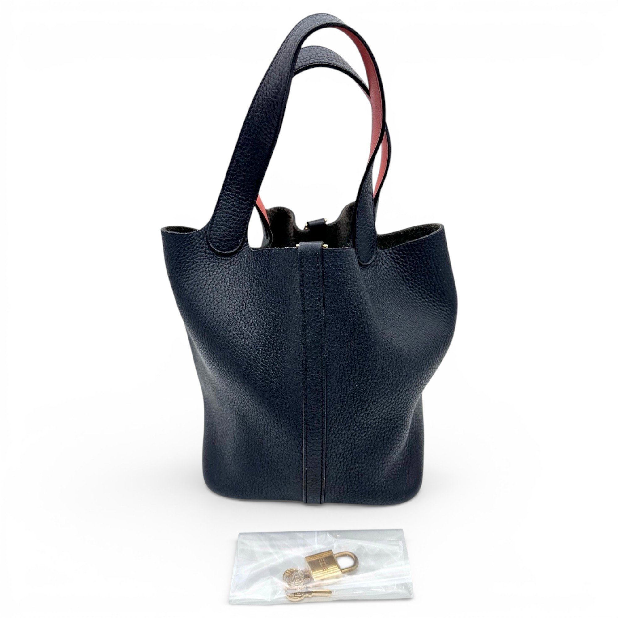 Picotin leather handbag