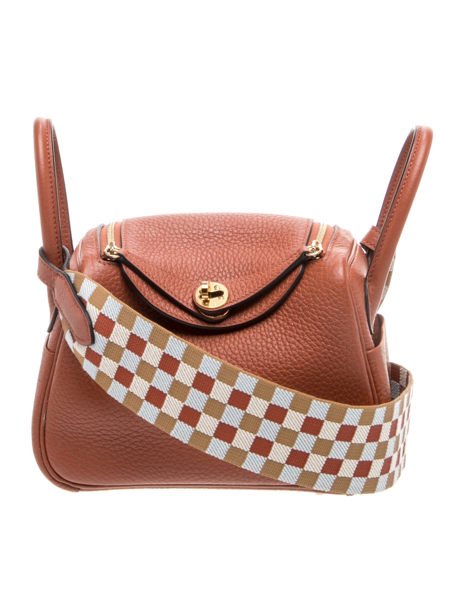 Hermes Clemence Maxi Quadrille Mini Lindy 20