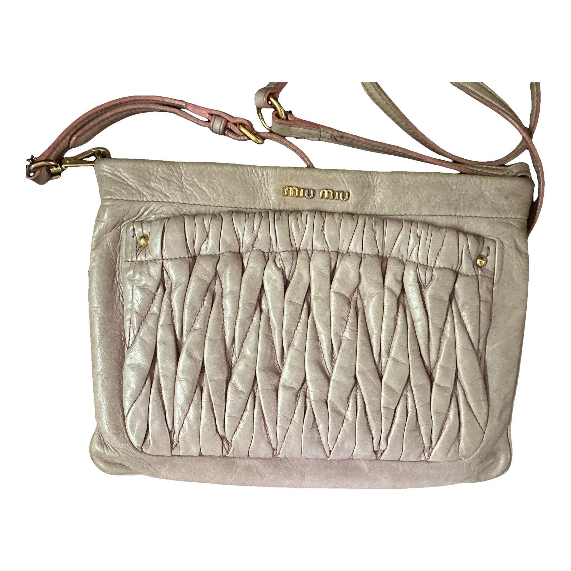 Leather crossbody bag