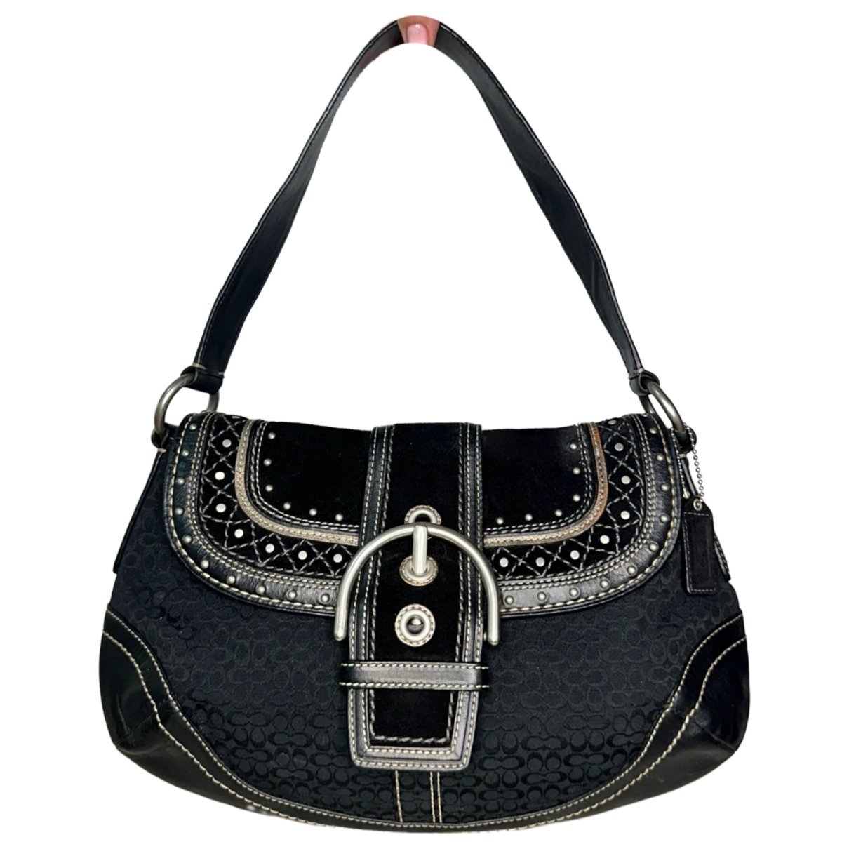 Signature Sufflette leather handbag