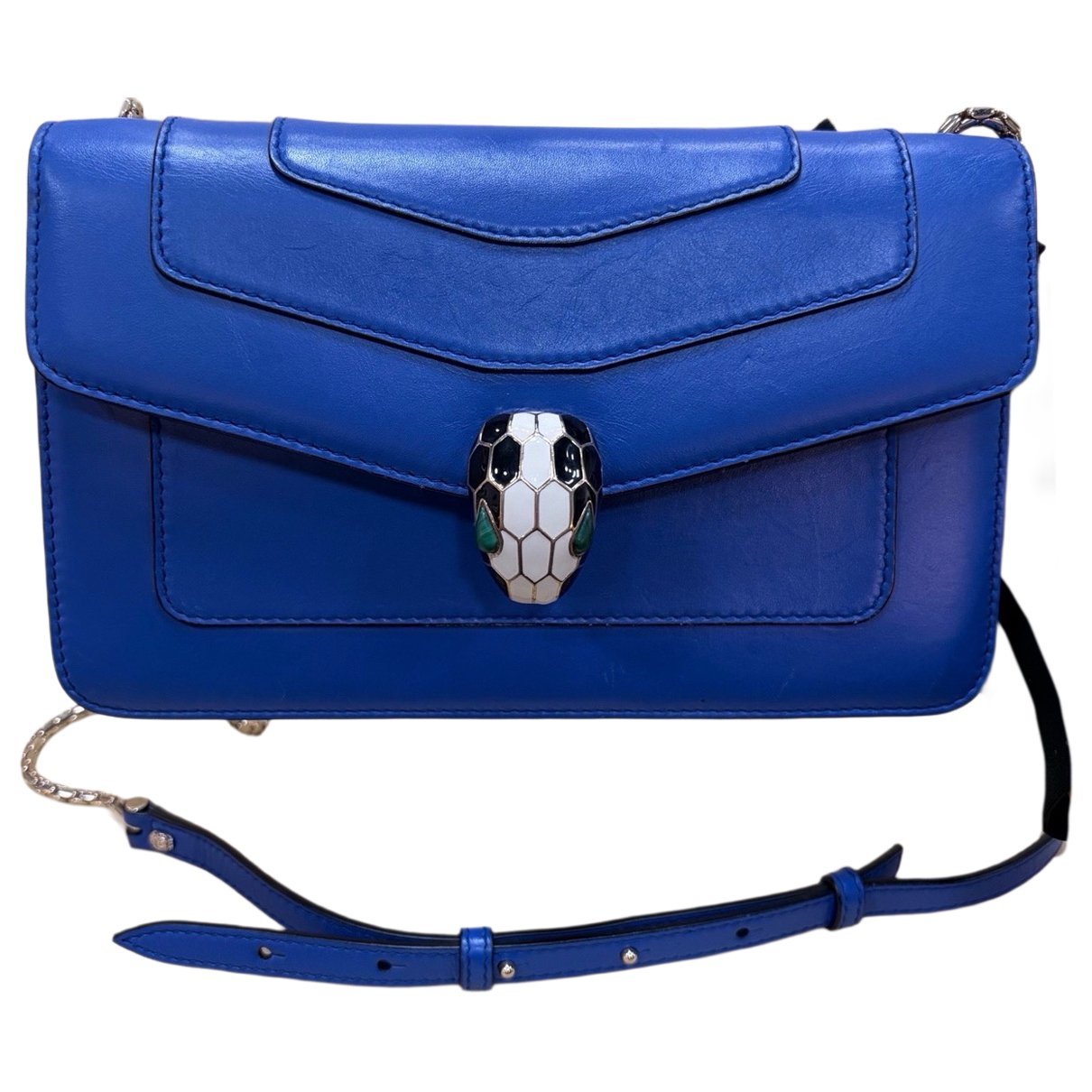 Serpenti leather crossbody bag