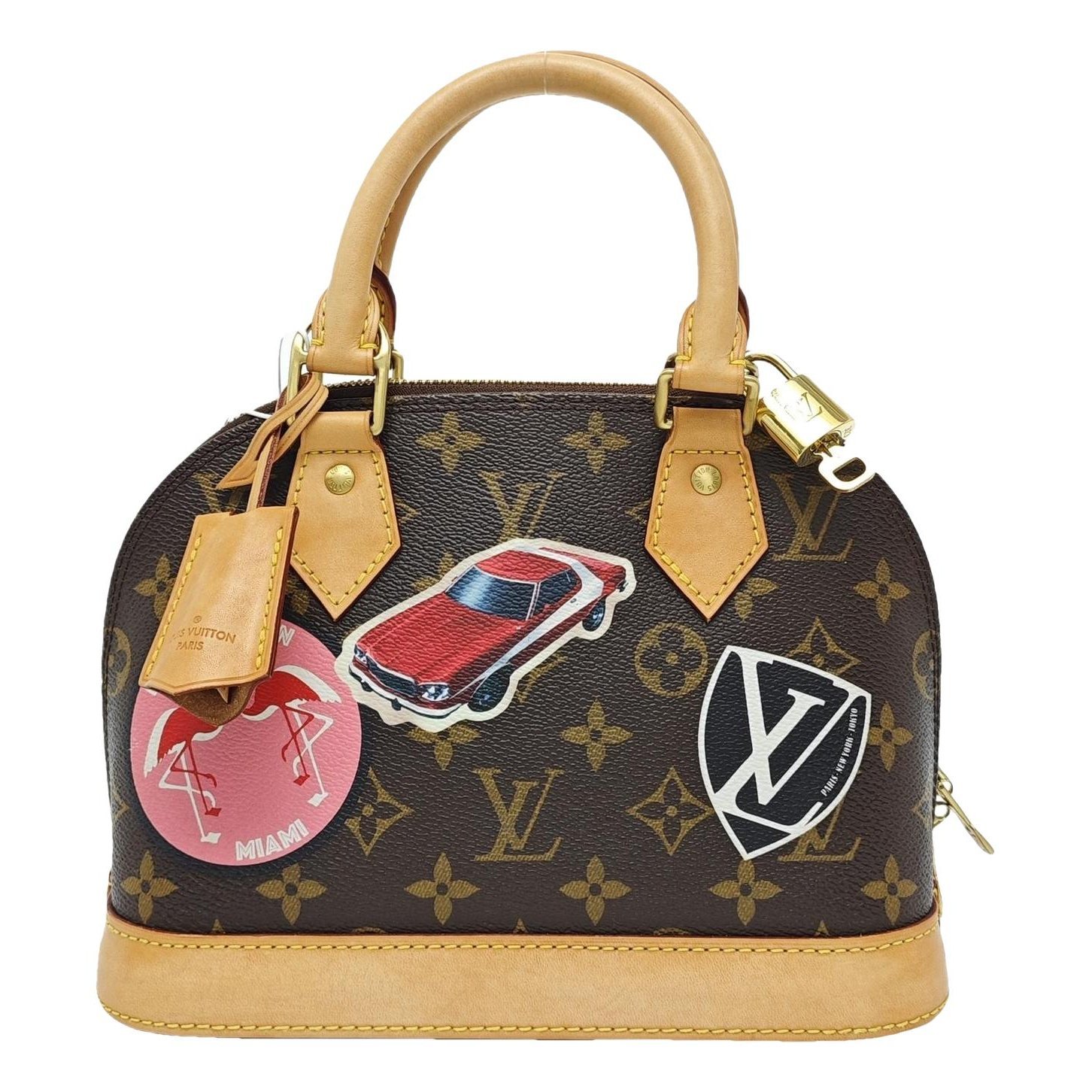 Alma leather handbag