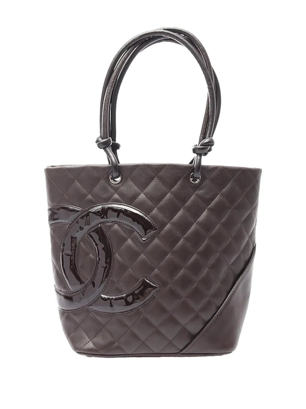 2005-2006 Medium Lambskin Cambon Ligne tote bag