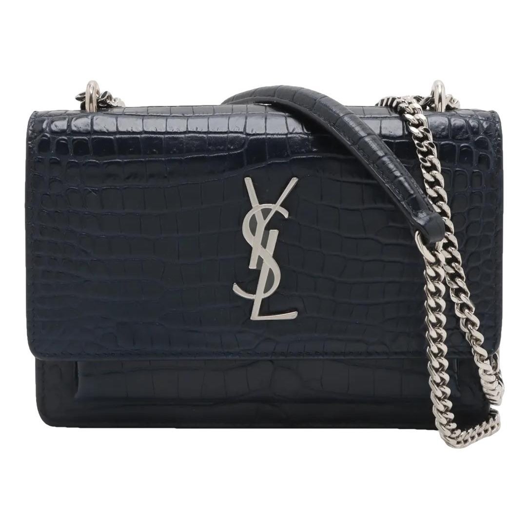 Sunset leather crossbody bag