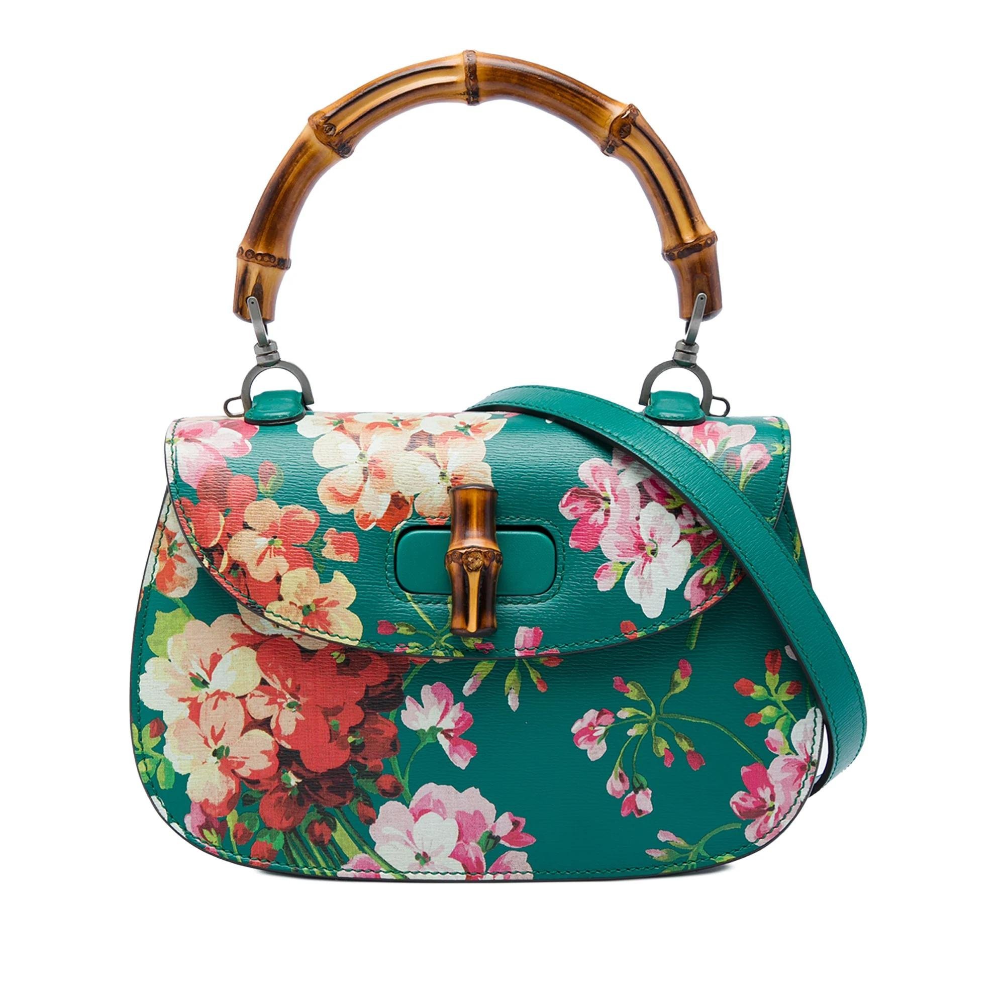Bamboo leather handbag