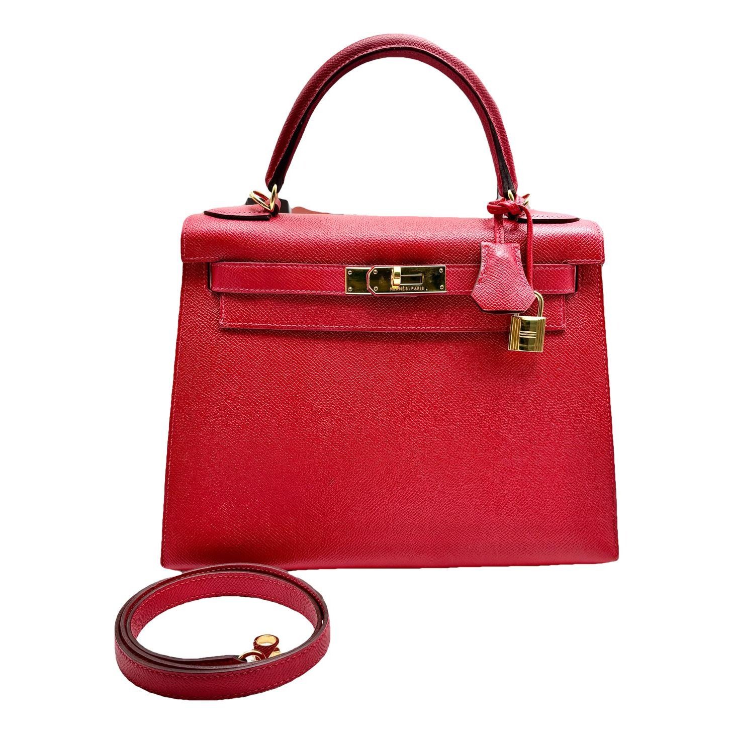 Kelly 28 leather handbag