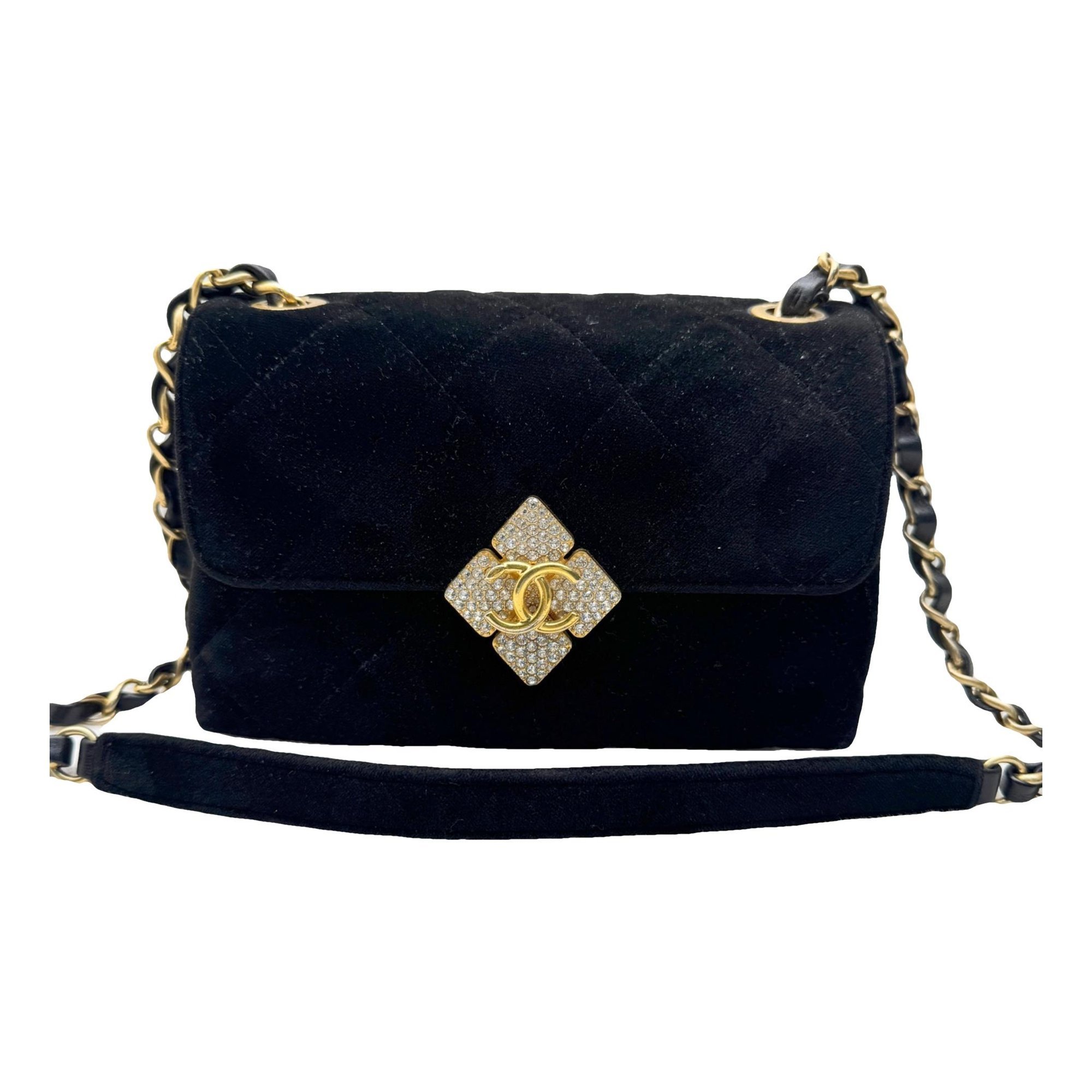 Timeless/Classique velvet crossbody bag