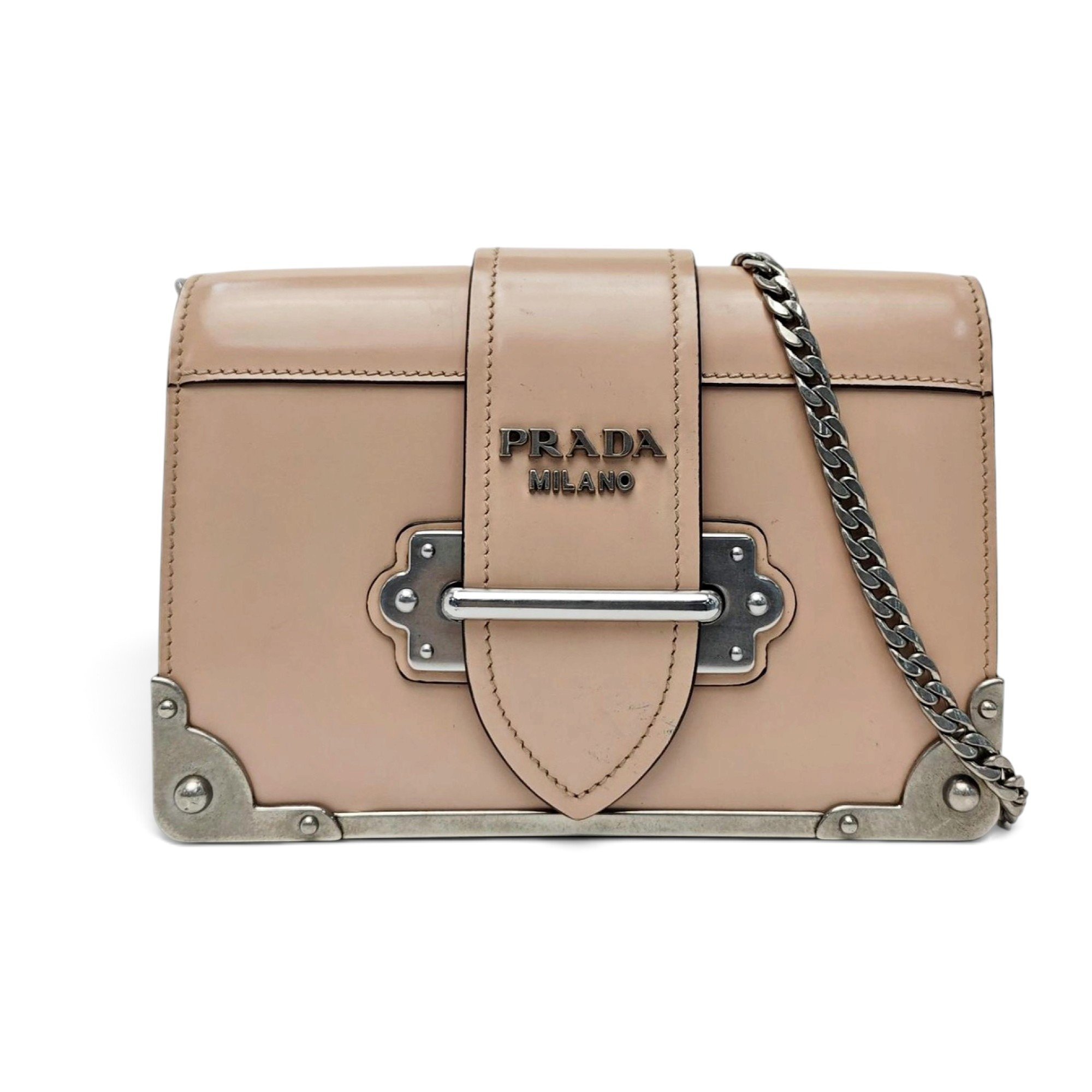 Cahier leather handbag