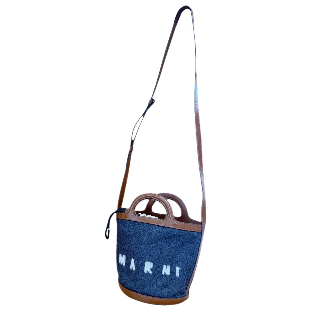 Tropicalia leather handbag