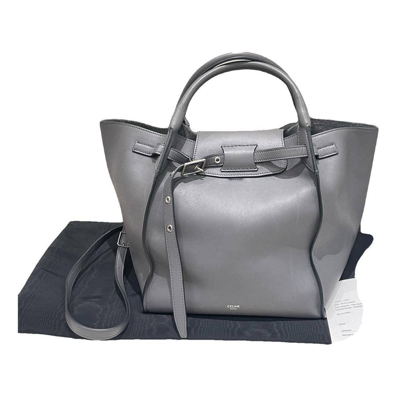 Big Bag leather handbag
