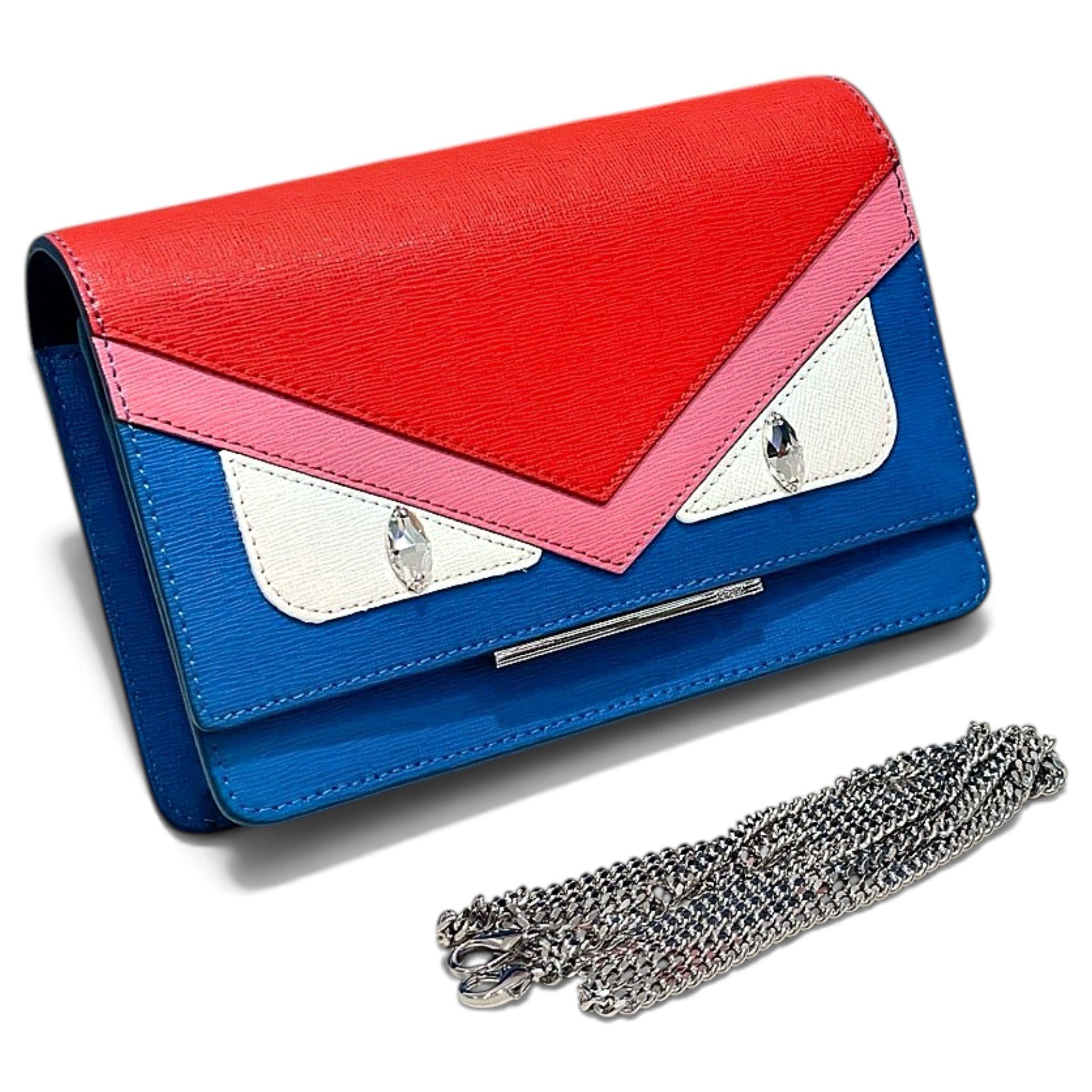 Fendi Wallet On Chain leather crossbody bag