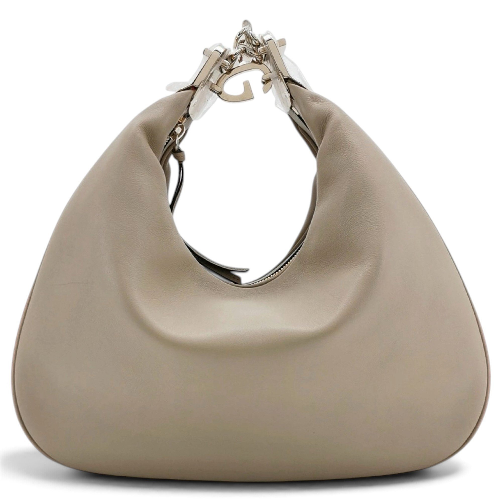 Attache leather handbag