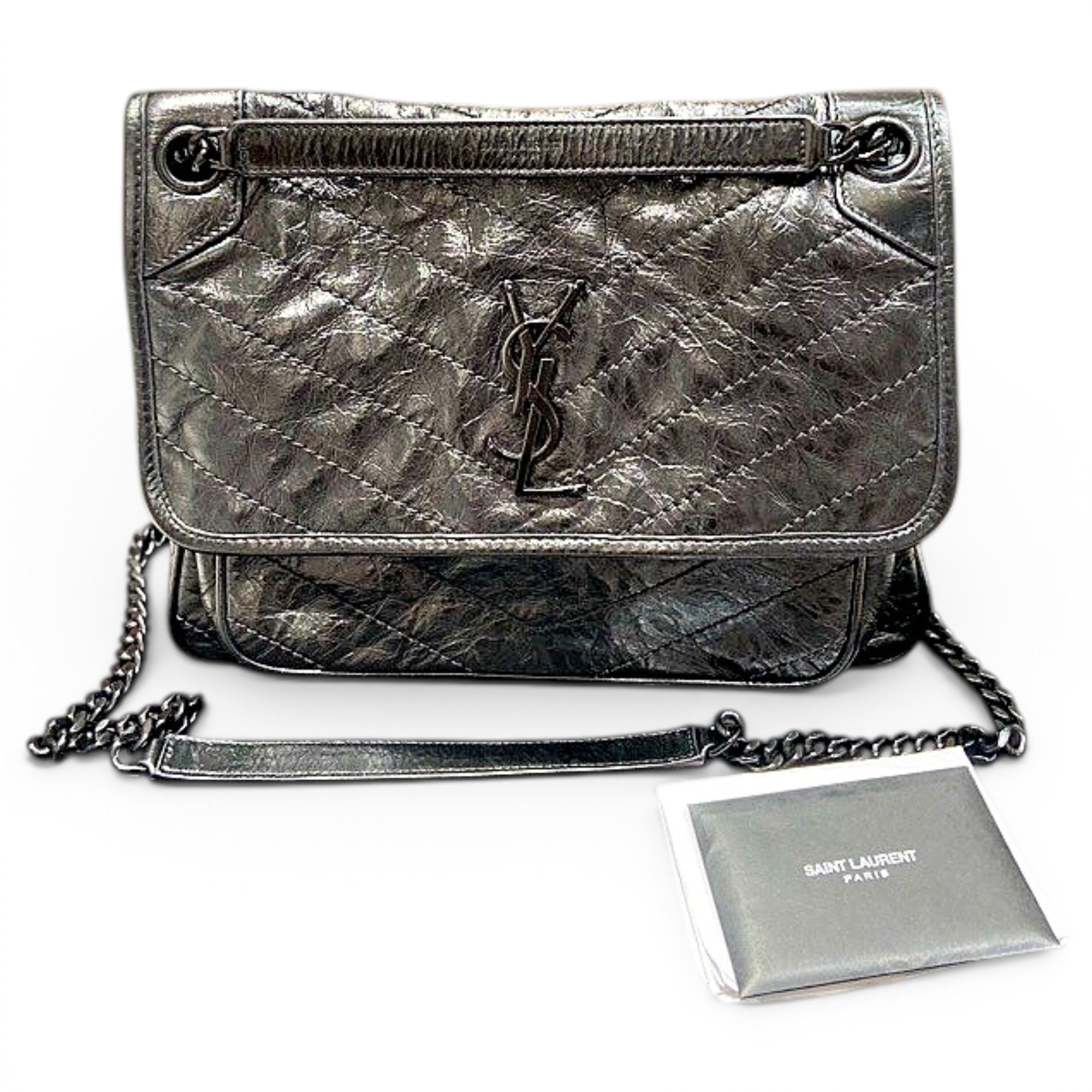 Niki leather crossbody bag