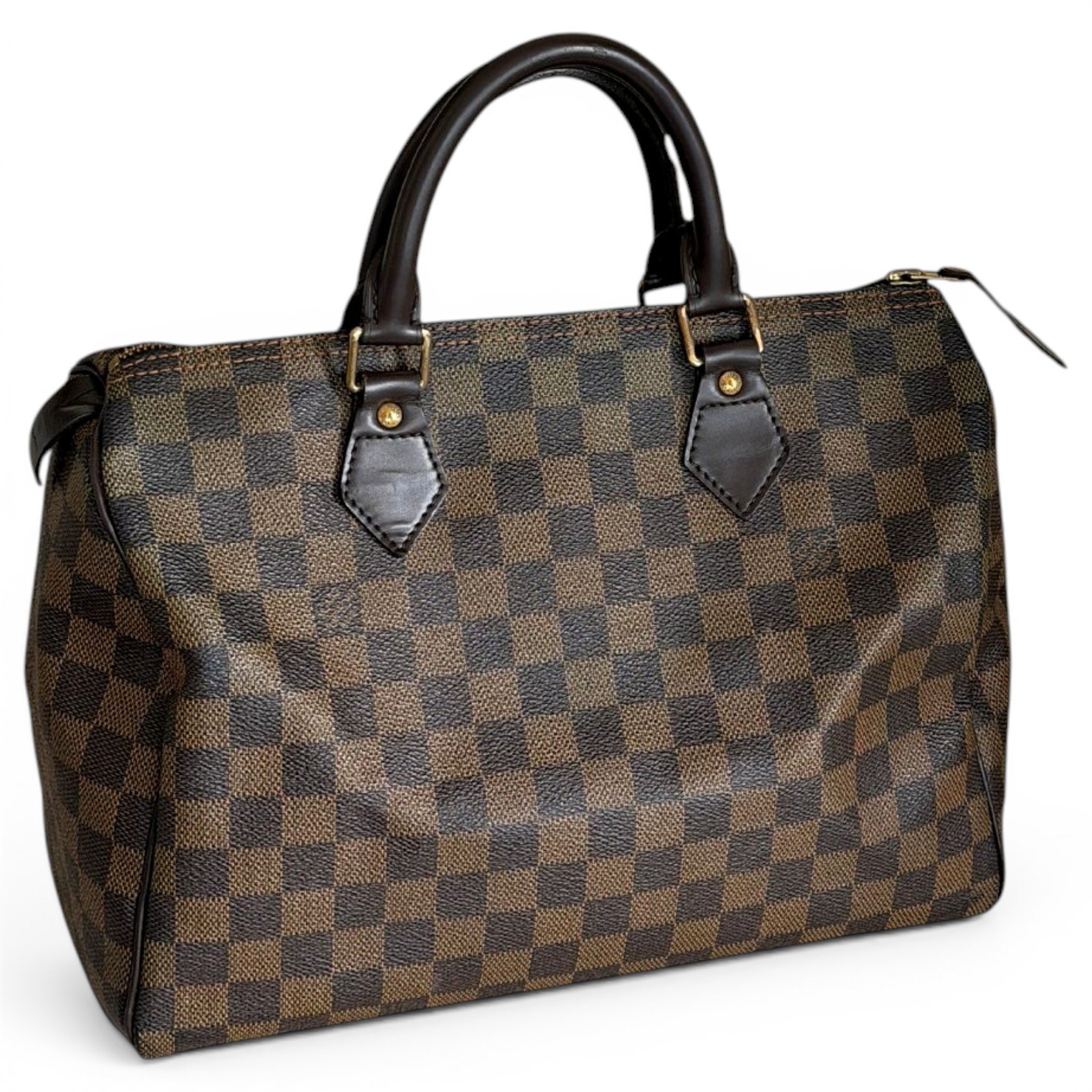 Speedy leather handbag