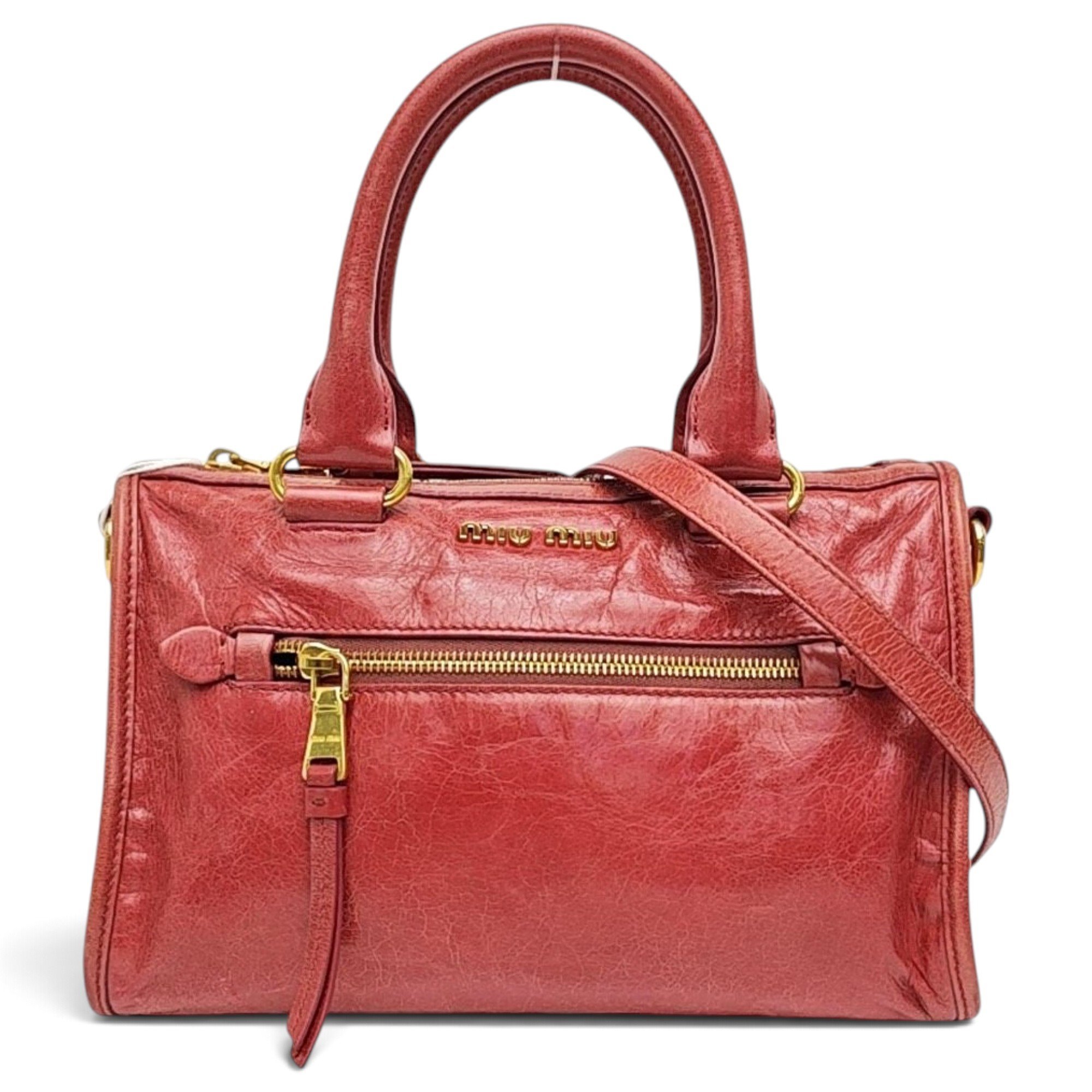 Leather handbag