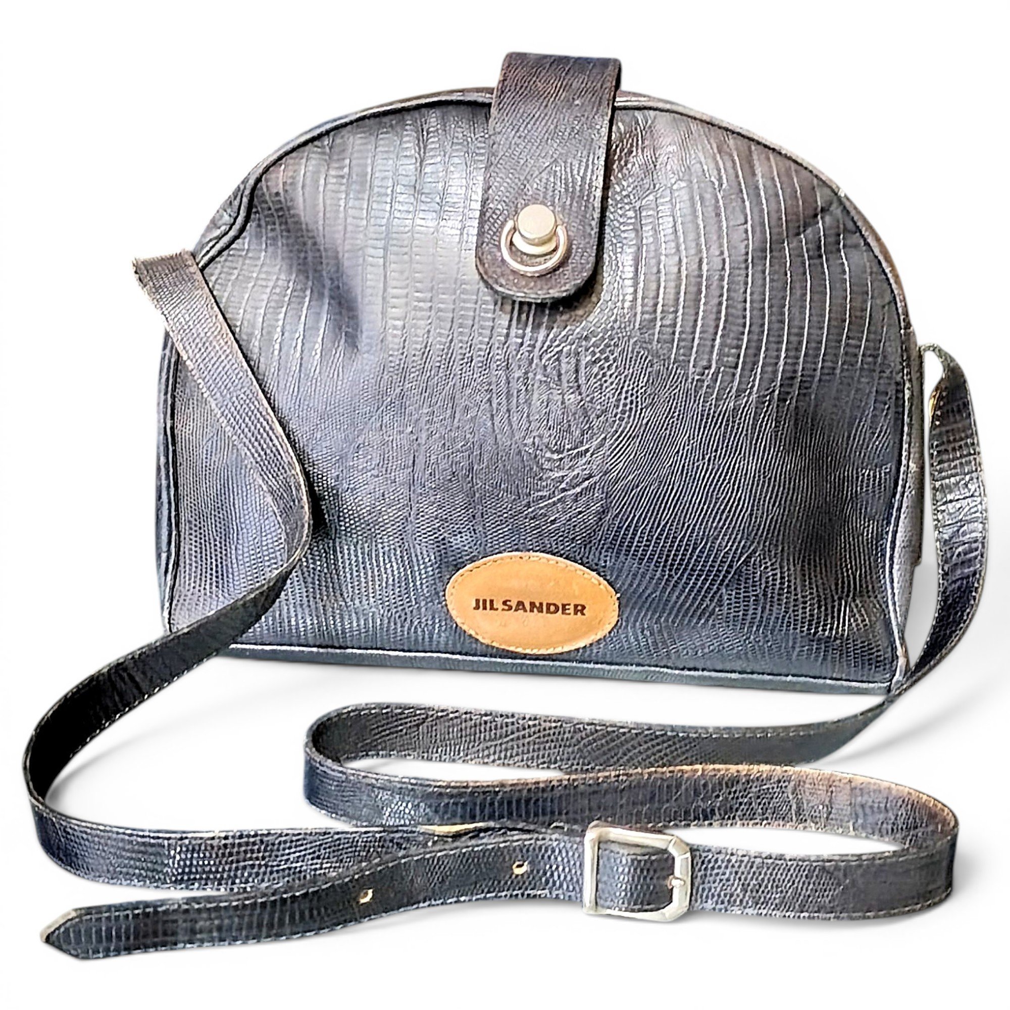 Jil Sander Hill leather crossbody bag